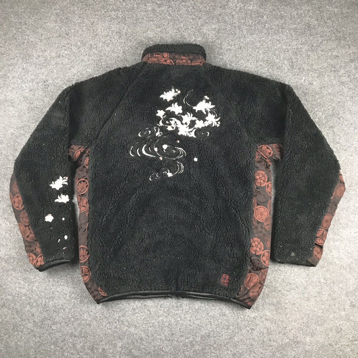 Japanese Brand × Vintage Vintage Karakuri Full Zipper fleece inspired by sukajan Size US XL / EU 56 / 4 - 2 Thumbnail