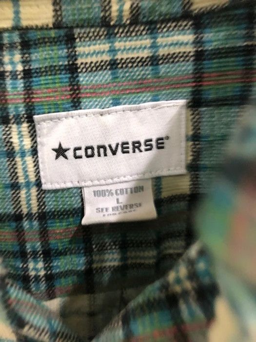 Converse Vintage Converse Plaid Tartan Flannel Shirt 👕 Grailed