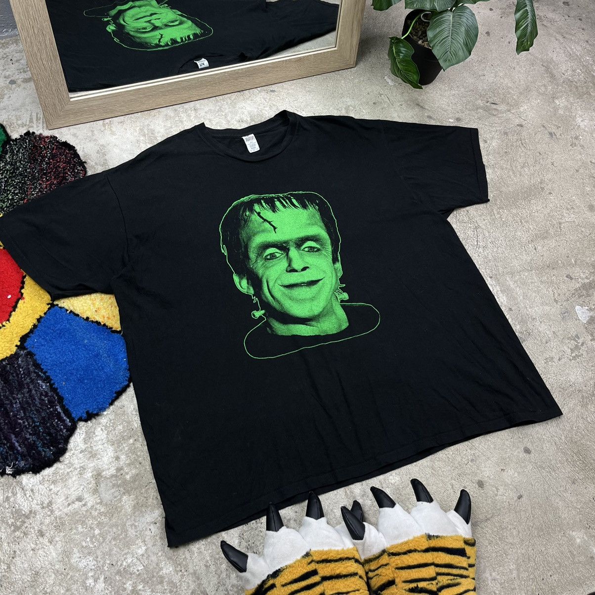 Vintage FRANKENSTEIN SMILE ARCHIVE PROMO MOVIE TEE 1990s - LOT № 346 Size US XXL / EU 58 / 5 - 2 Thumbnail