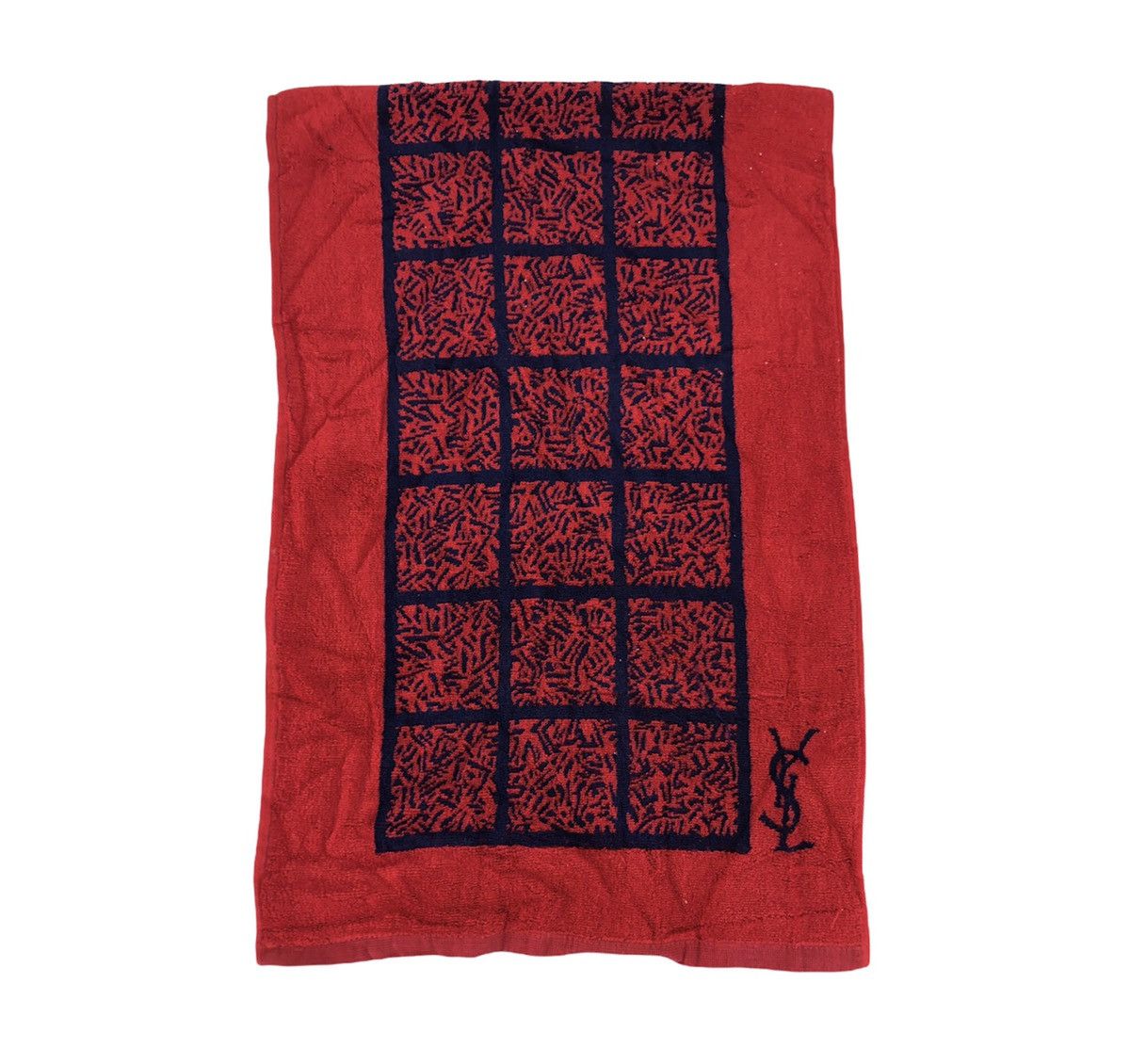 Designer × Yves Saint Laurent Ysl Yves Saint Lauren Royal Uchino Towel Near Mint Design Size ONE SIZE - 2 Thumbnail
