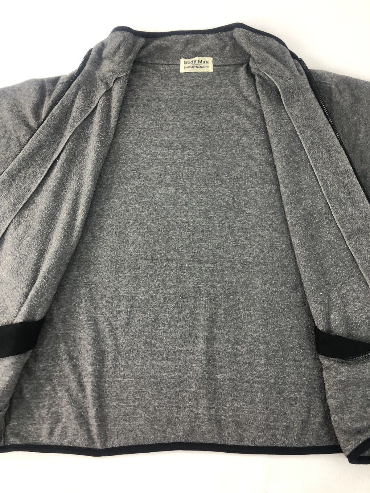 Designer × Japanese Brand × Kansai Yamamoto Kansai Yamamoto Body Max Fleece Sweater Zipper Style Size US XL / EU 56 / 4 - 3 Thumbnail