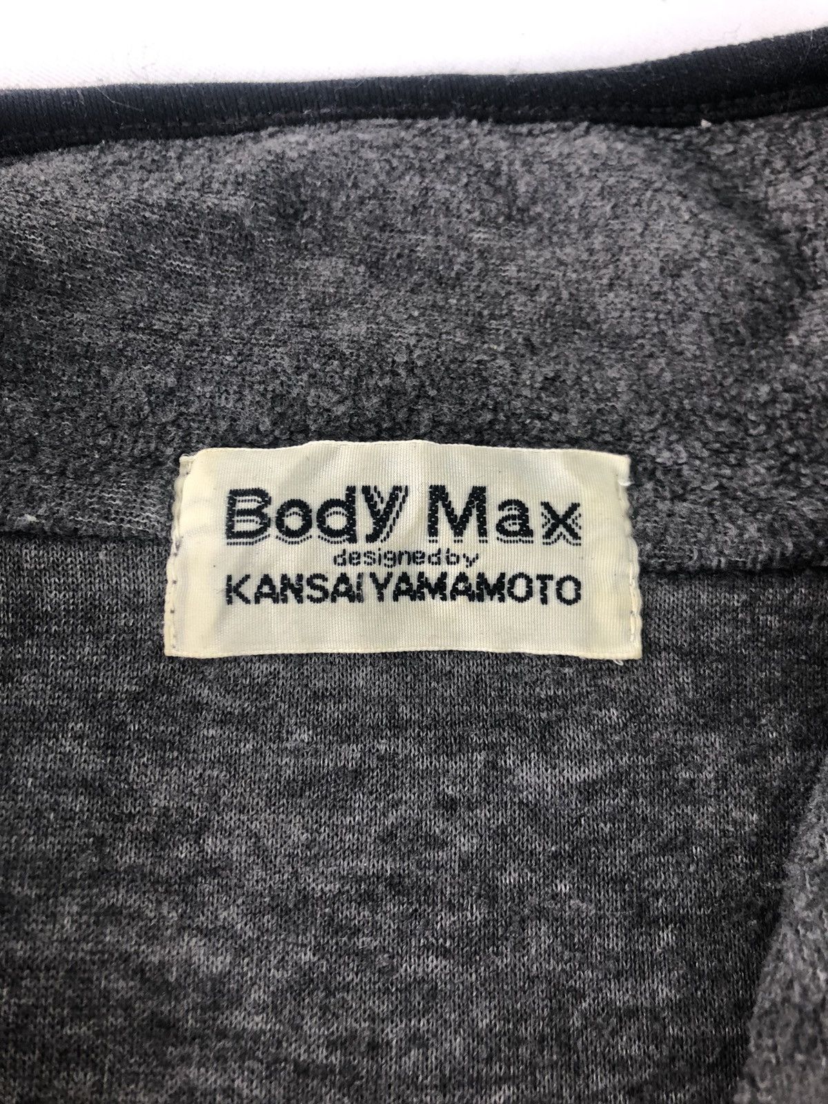Designer × Japanese Brand × Kansai Yamamoto Kansai Yamamoto Body Max Fleece Sweater Zipper Style Size US XL / EU 56 / 4 - 4 Thumbnail