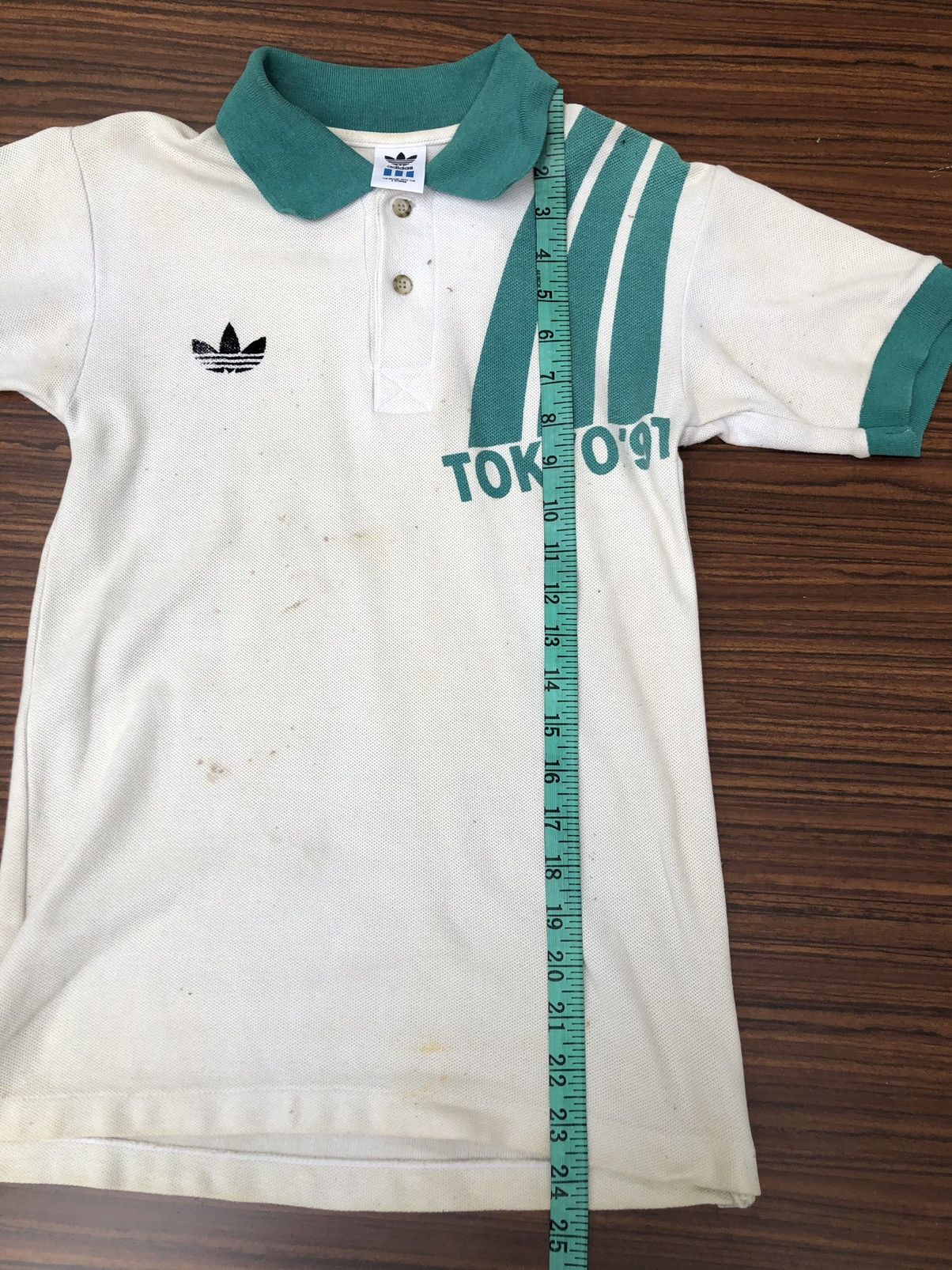 Adidas × Vintage Vintage 90s Adidas Trifoil Trikot World IAAF Tokyo ‘91 Size US XS / EU 42 / 0 - 6 Thumbnail