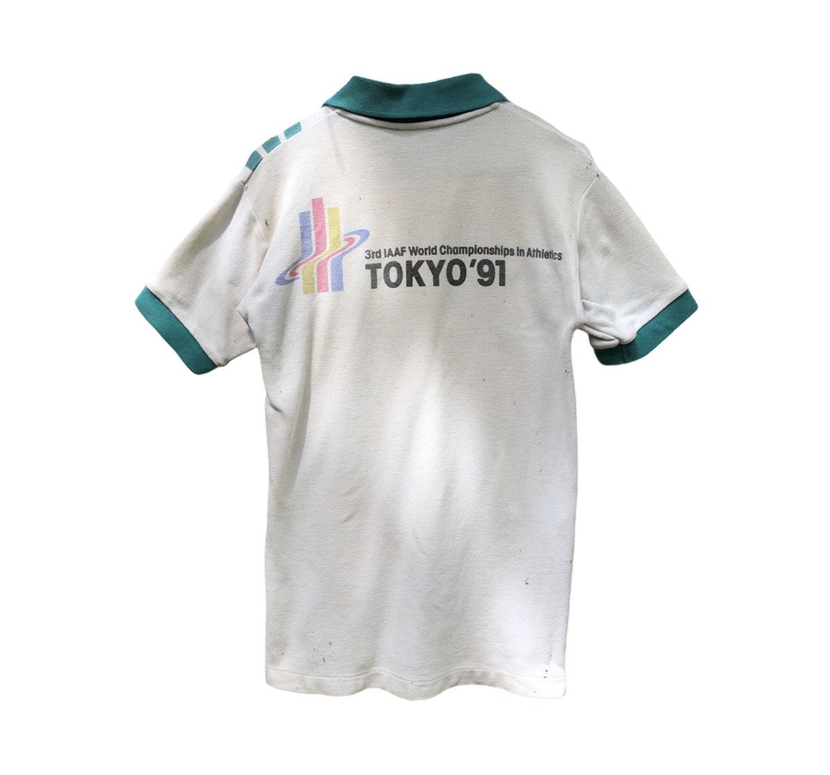Adidas × Vintage Vintage 90s Adidas Trifoil Trikot World IAAF Tokyo ‘91 Size US XS / EU 42 / 0 - 2 Thumbnail