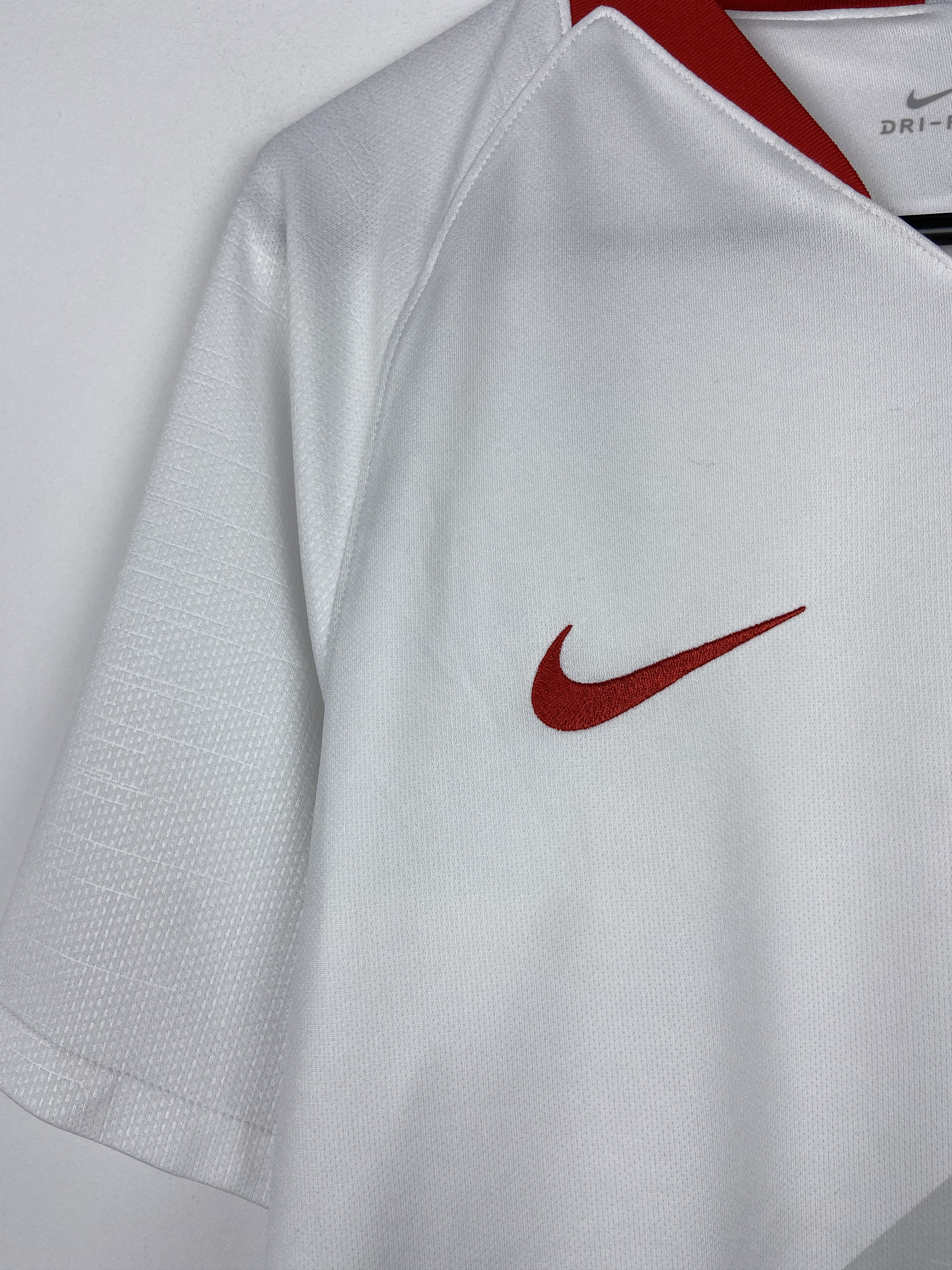 Nike Poland National Team 2018 Home Soccer Jersey Football Shirt Size US S / EU 44-46 / 1 - 6 Thumbnail