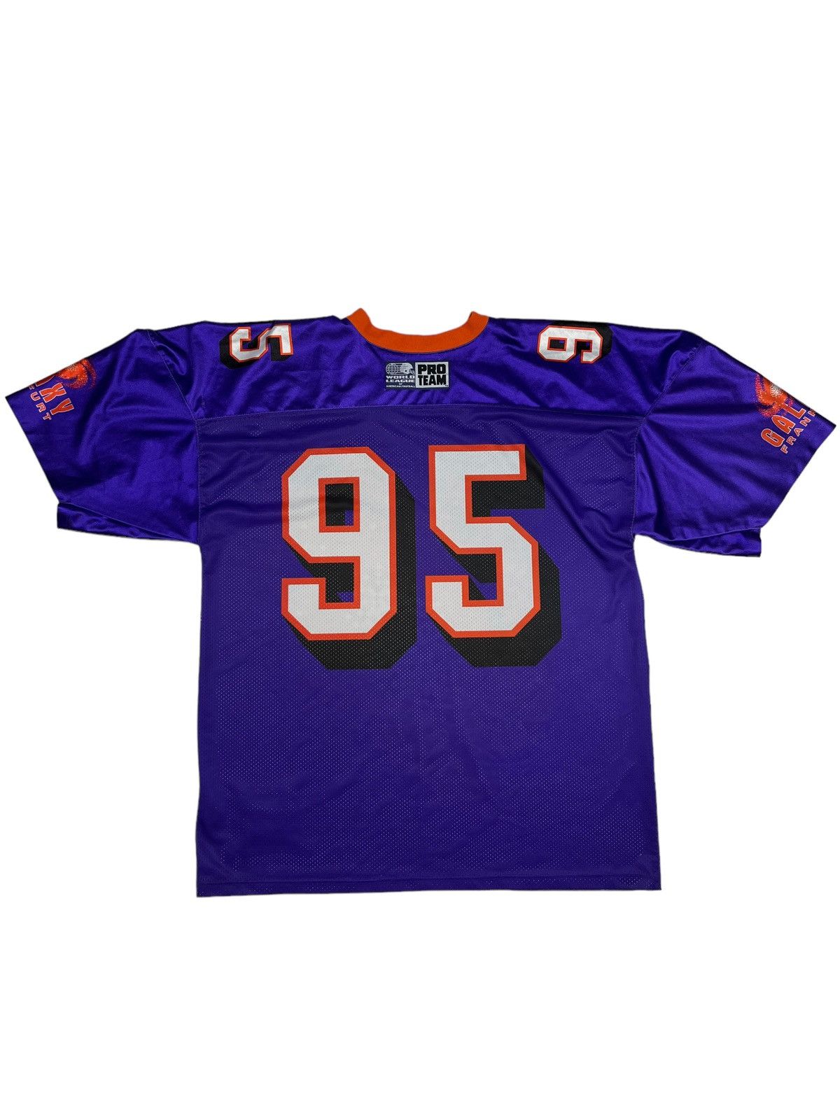 NFL Vintage 1995 Reebok Frankfurt Galaxy World League Jersey Size US XXL / EU 58 / 5 - 2 Thumbnail