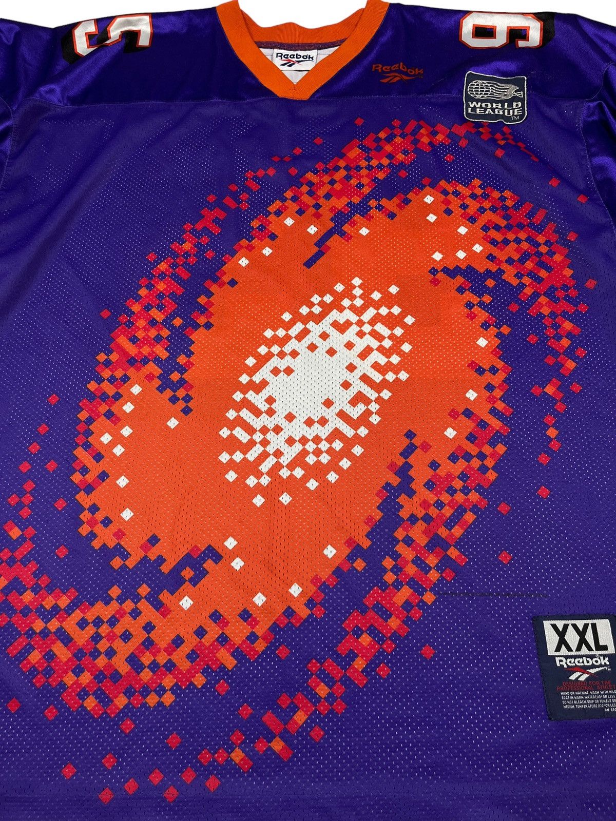 NFL Vintage 1995 Reebok Frankfurt Galaxy World League Jersey Size US XXL / EU 58 / 5 - 7 Thumbnail