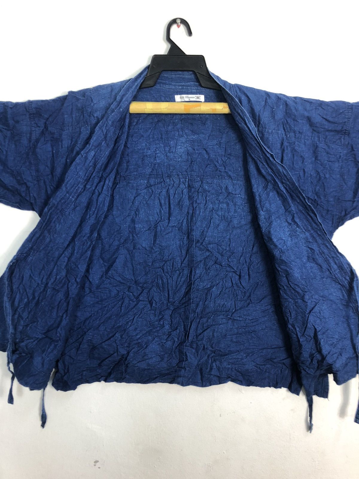 Japanese Brand Sashiko Kimono Japanese Traditional Noragi Sanjuro Cardigan Size US XL / EU 56 / 4 - 2 Thumbnail