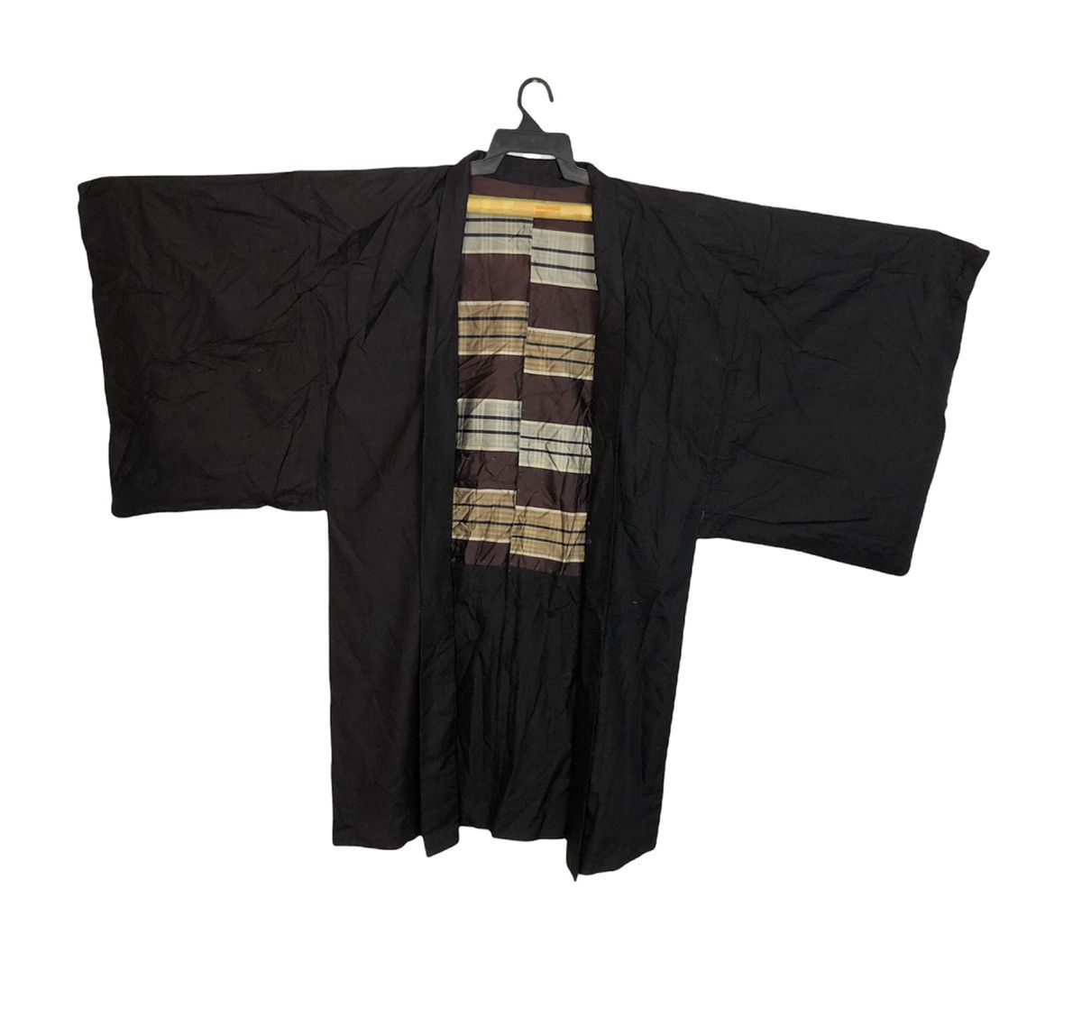 Japanese Brand 90s Kimono Japanese Traditional Noragi Hanten Jinbei Haori Size US XL / EU 56 / 4 - 1 Thumbnail