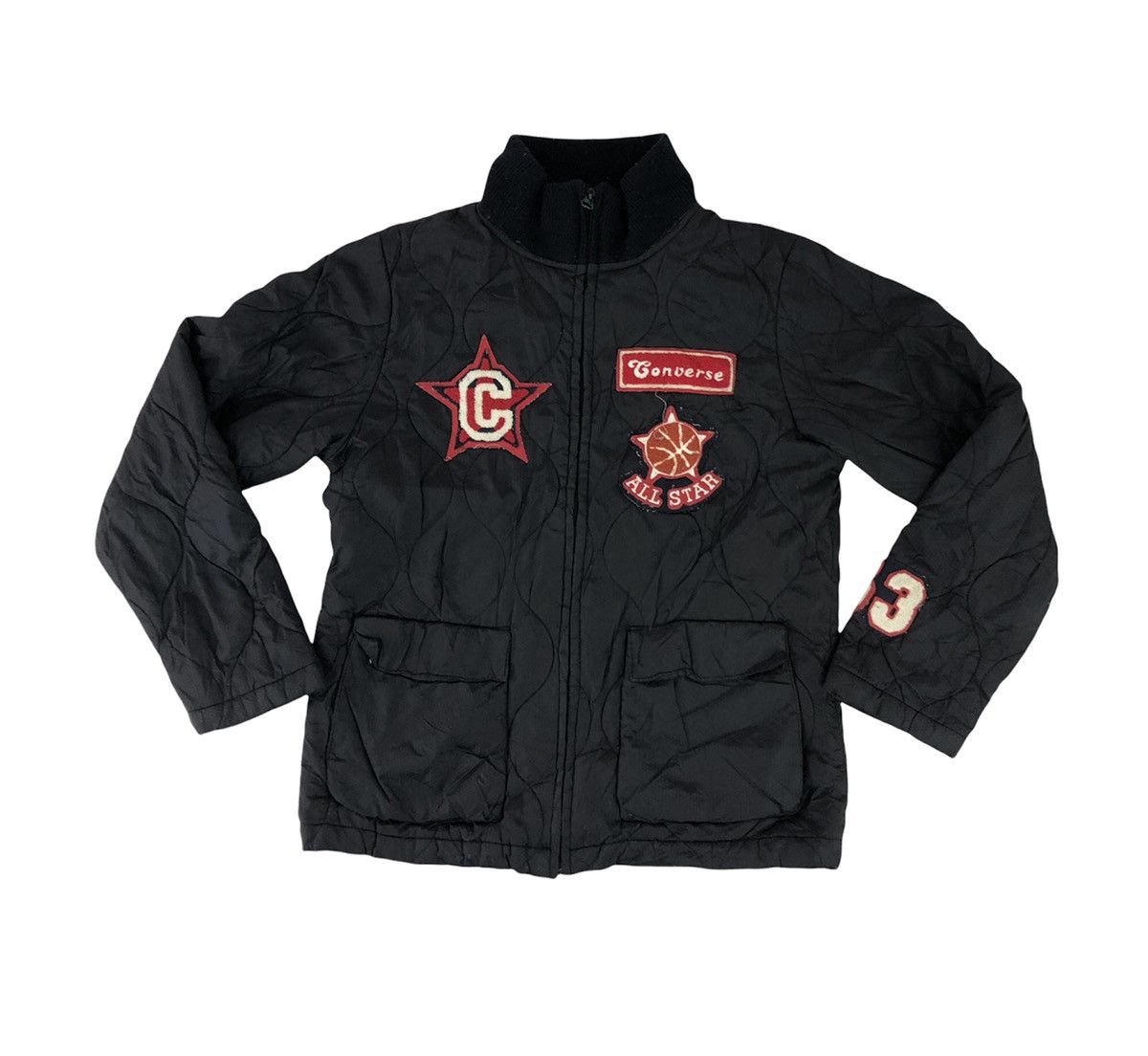 Converse All Star Puffer Quilted Jacket Patchwork 53 Size S