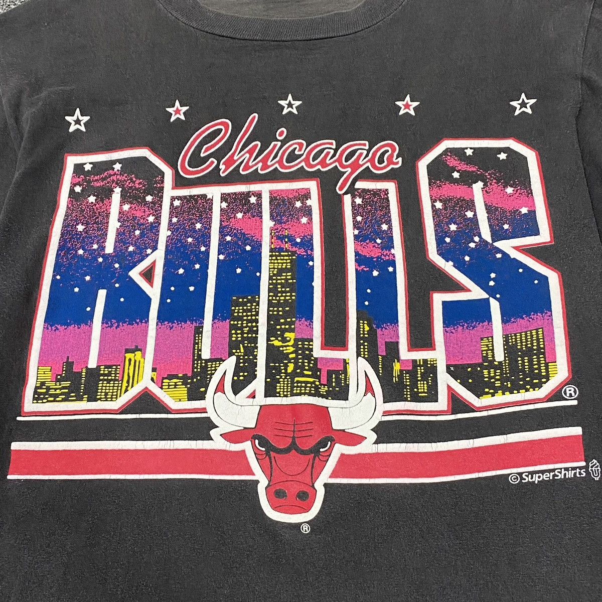 Vintage Vintage 90s Chicago Bulls T-shirt, Grailed