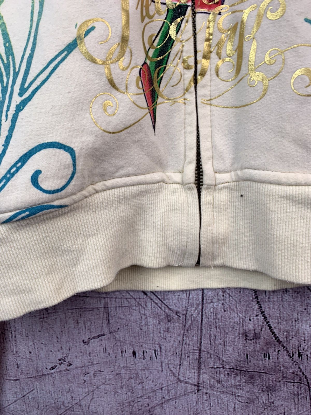Christian Audigier Vintage Ed Hardy Christian Audigier Zip Up Hoodie Size M / US 6-8 / IT 42-44 - 9 Thumbnail
