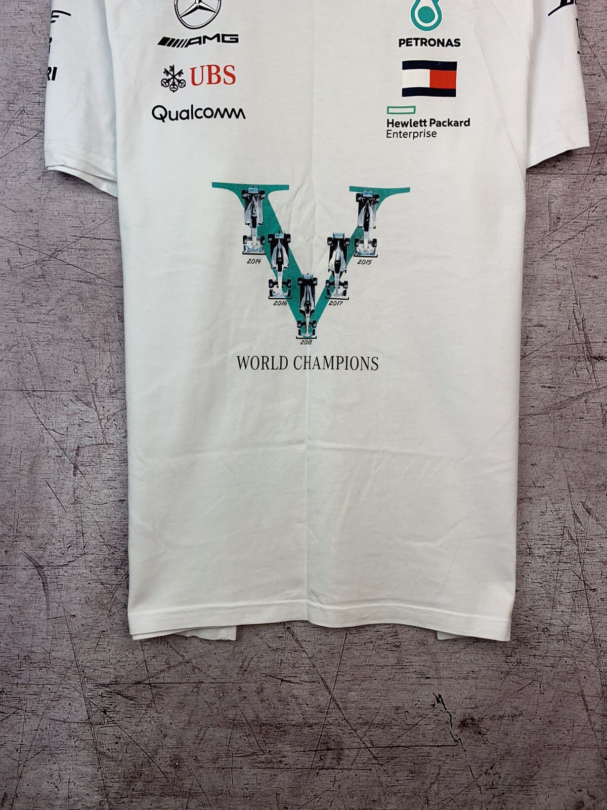 Formula 1 × Mercedes-Benz Mercedes Benz Amg Tommy Hilfiger Petronas Team T shirt Size US XL / EU 56 / 4 - 3 Thumbnail