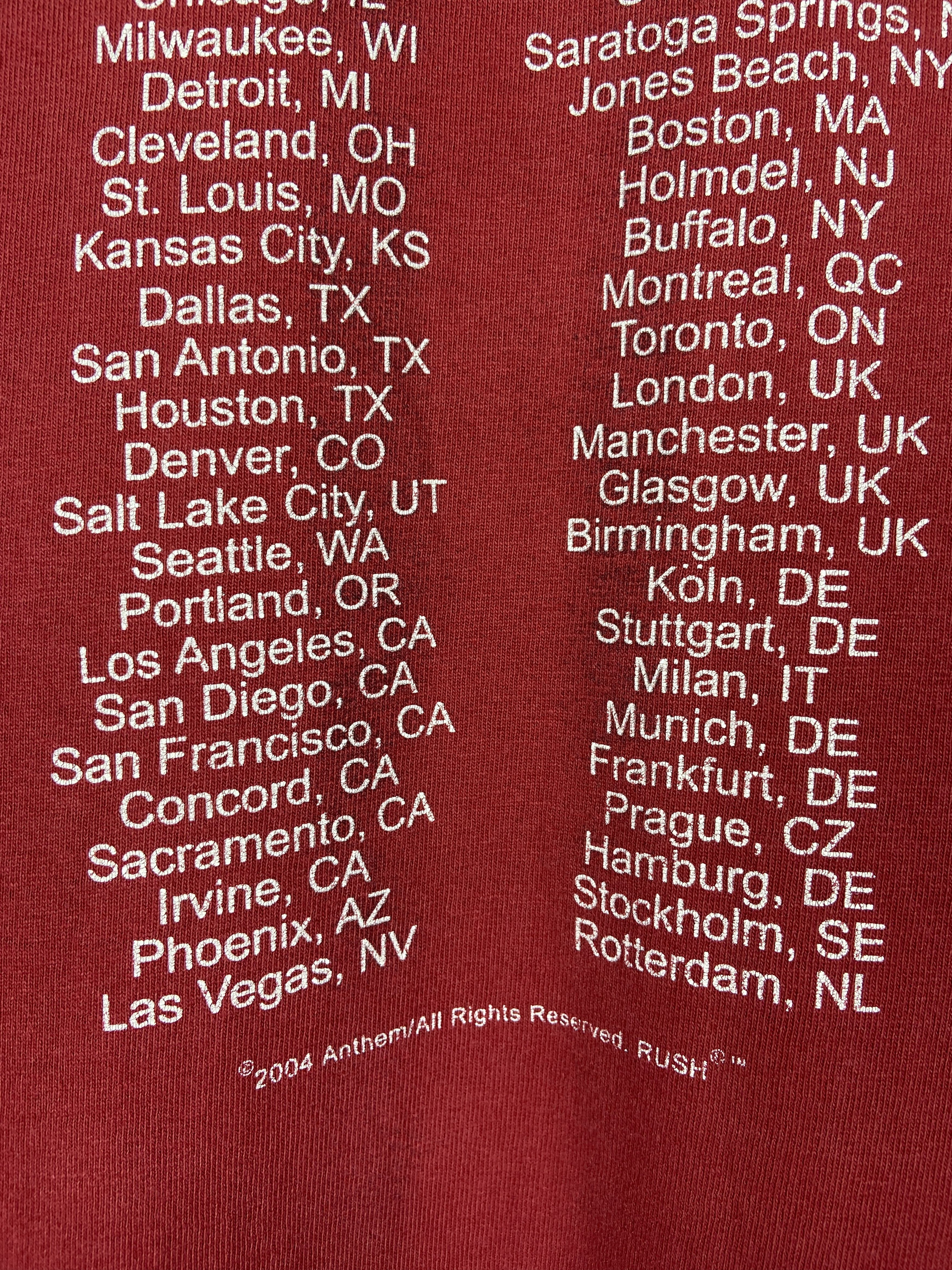 Band Tees Vintage Rush R30 Anniversary Tour Rock Band T Shirt Tee Size US L / EU 52-54 / 3 - 8 Thumbnail
