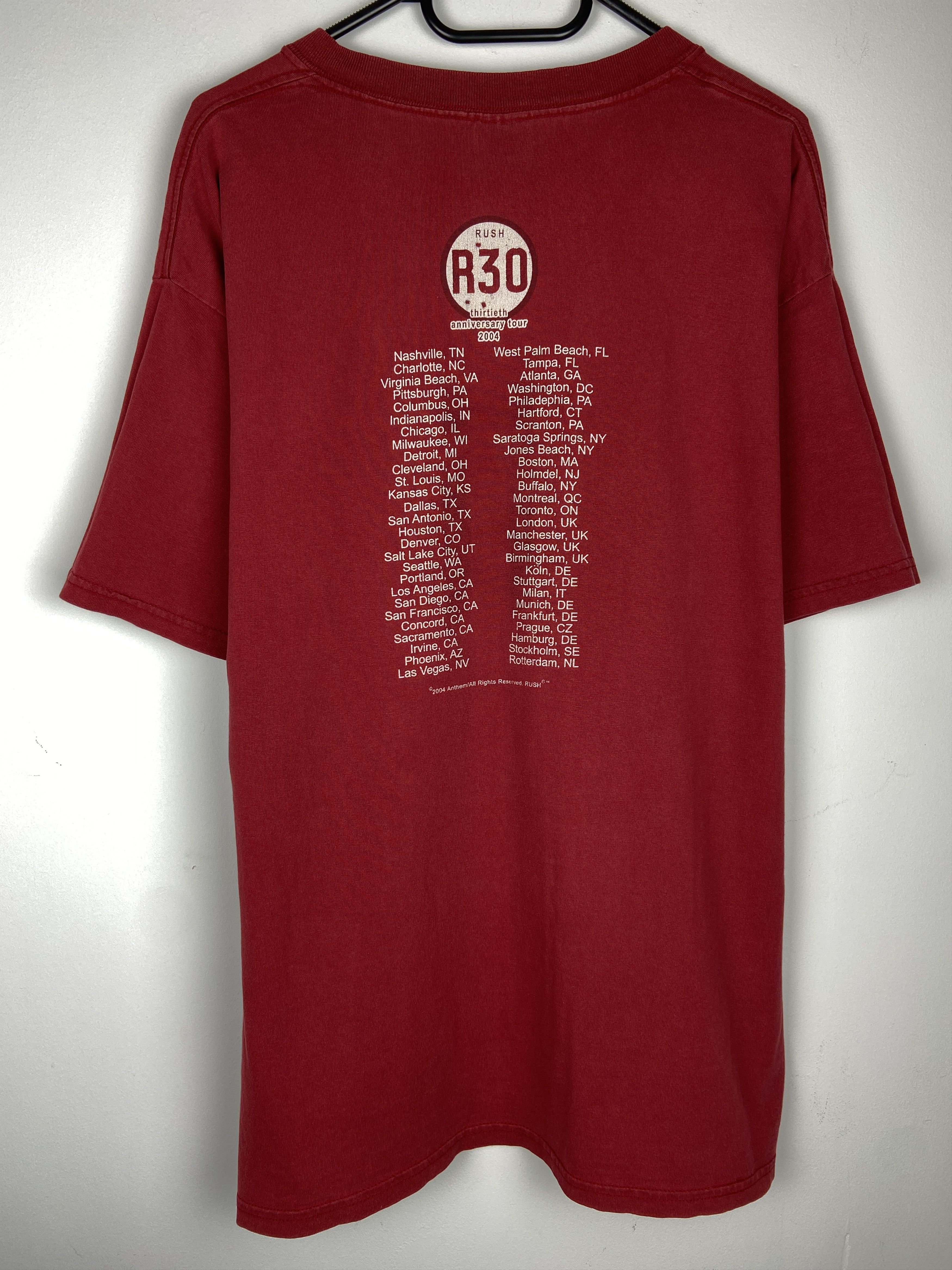 Band Tees Vintage Rush R30 Anniversary Tour Rock Band T Shirt Tee Size US L / EU 52-54 / 3 - 2 Thumbnail