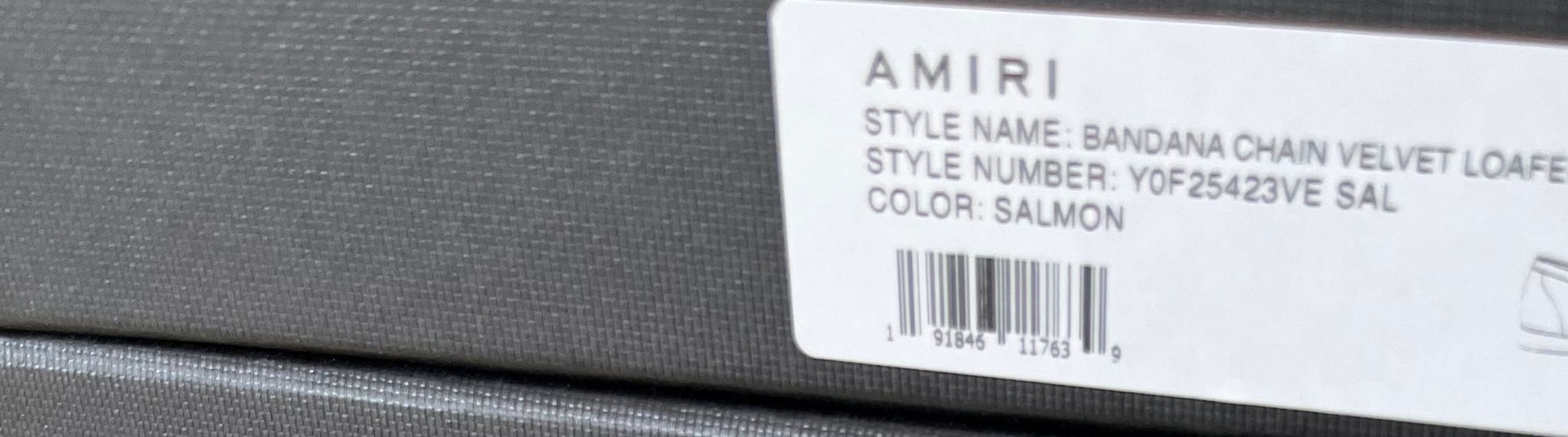 Amiri Bandana Chain Velvet Loafer in Salmon Size US 10 / EU 43 - 14 Thumbnail