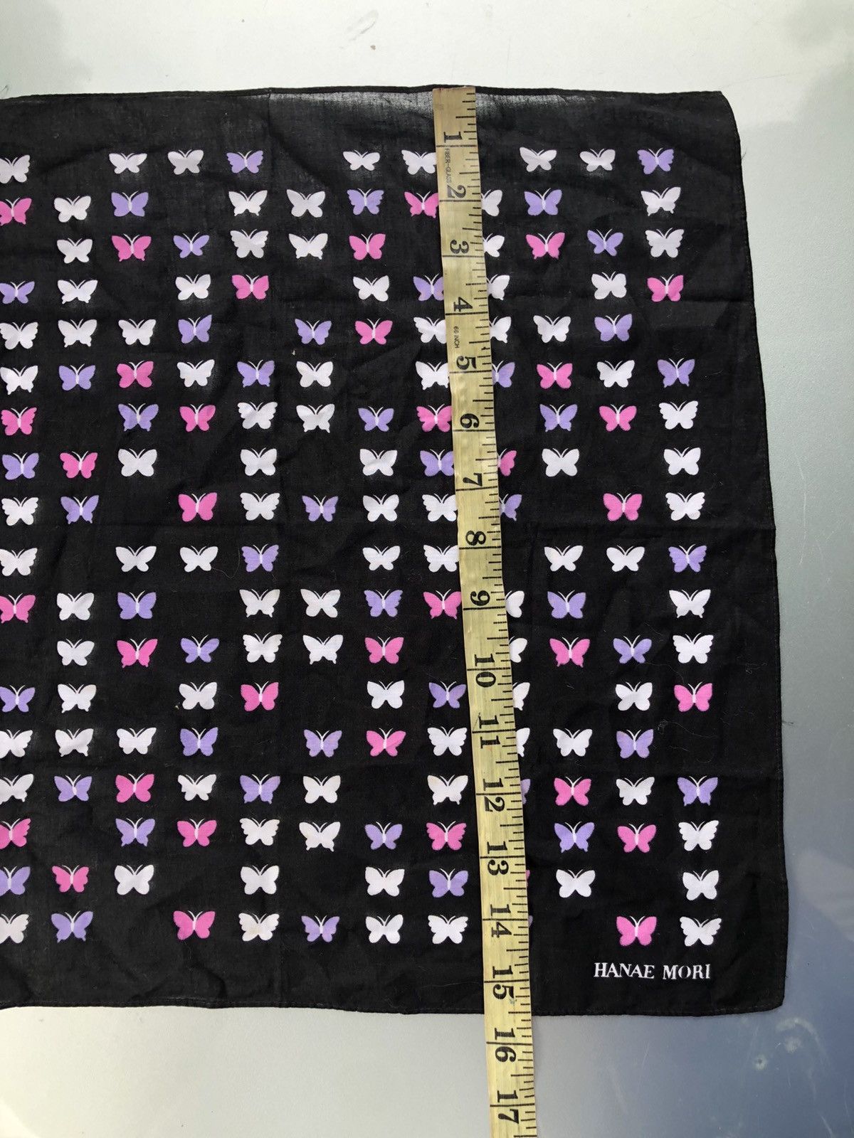 Designer Hanae Maori Handkerchief Pocket Square Butterfly Ovp Size ONE SIZE - 5 Thumbnail