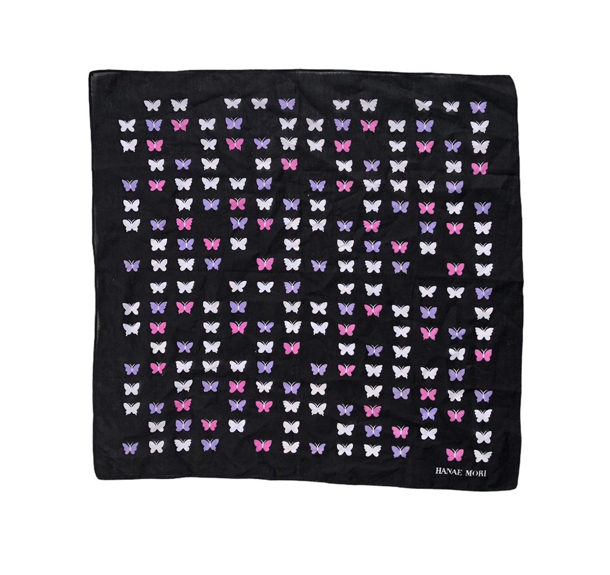 Designer Hanae Maori Handkerchief Pocket Square Butterfly Ovp Size ONE SIZE - 2 Thumbnail