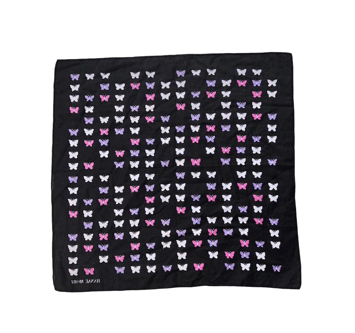 Designer Hanae Maori Handkerchief Pocket Square Butterfly Ovp Size ONE SIZE - 1 Thumbnail