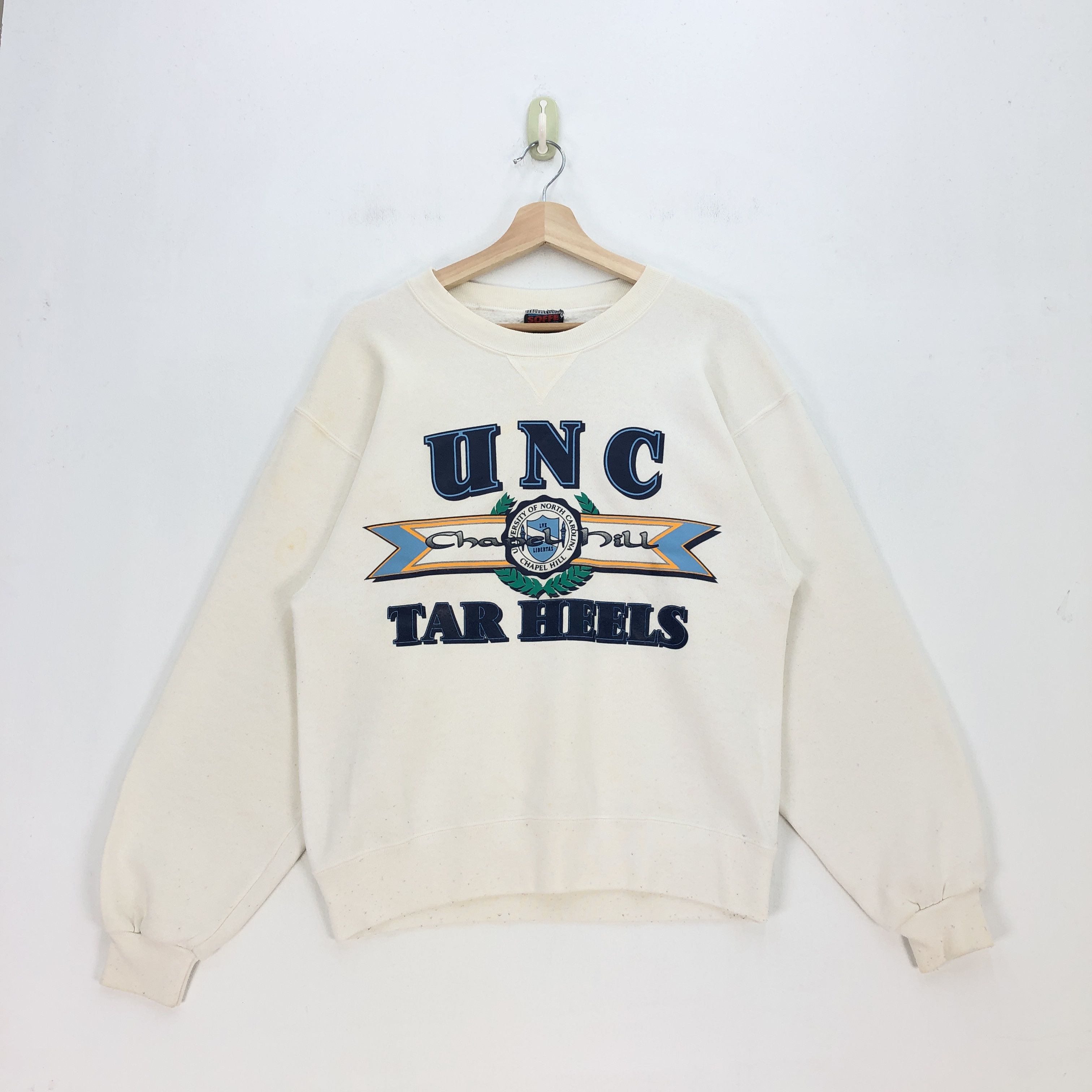 Vintage Vintage University North Carolina Sweatshirt Sweater Size US M / EU 48-50 / 2 - 1 Thumbnail