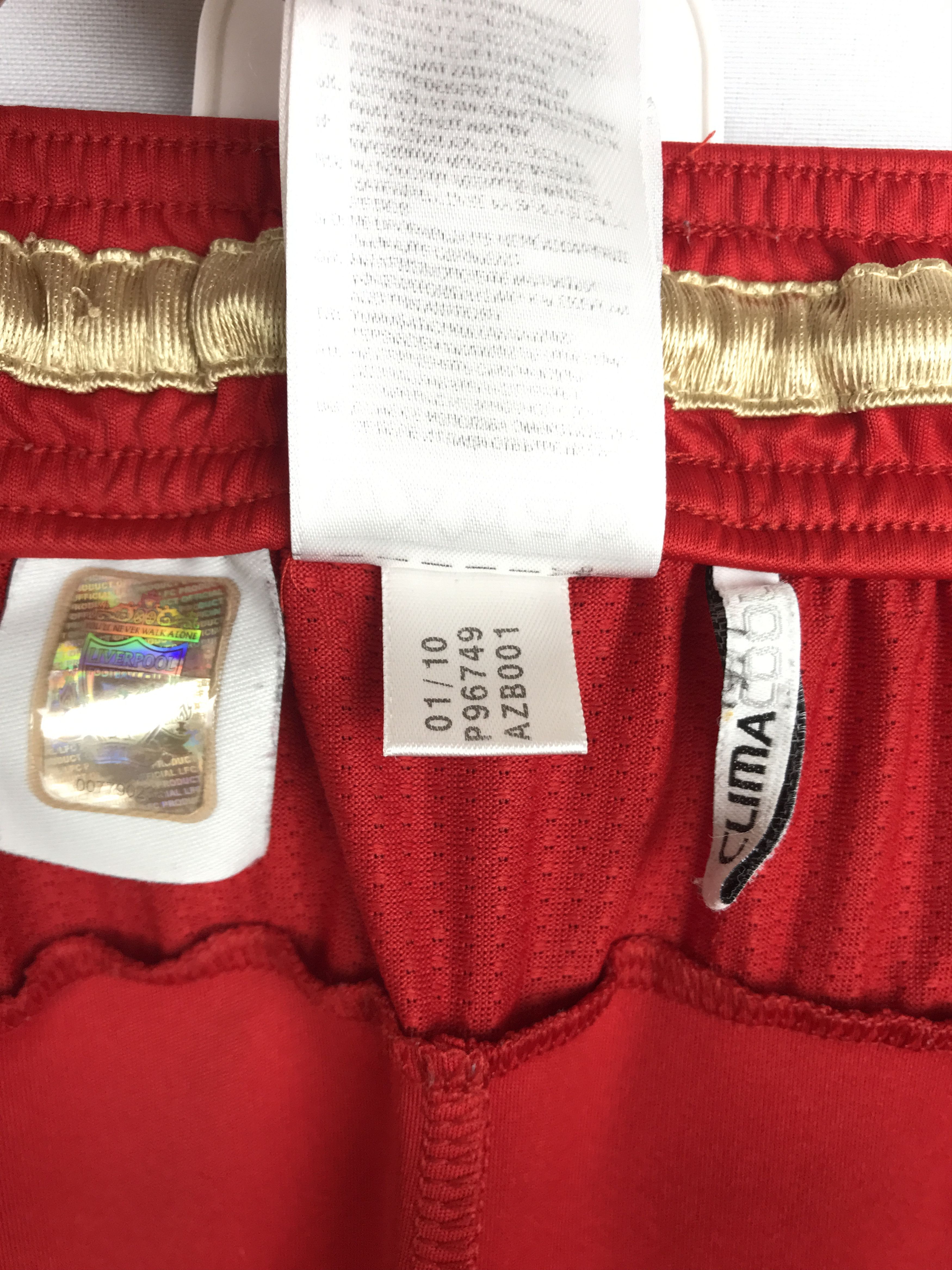 Adidas Liverpool Adidas Home Soccer Shorts Football Size US 34 / EU 50 - 11 Thumbnail