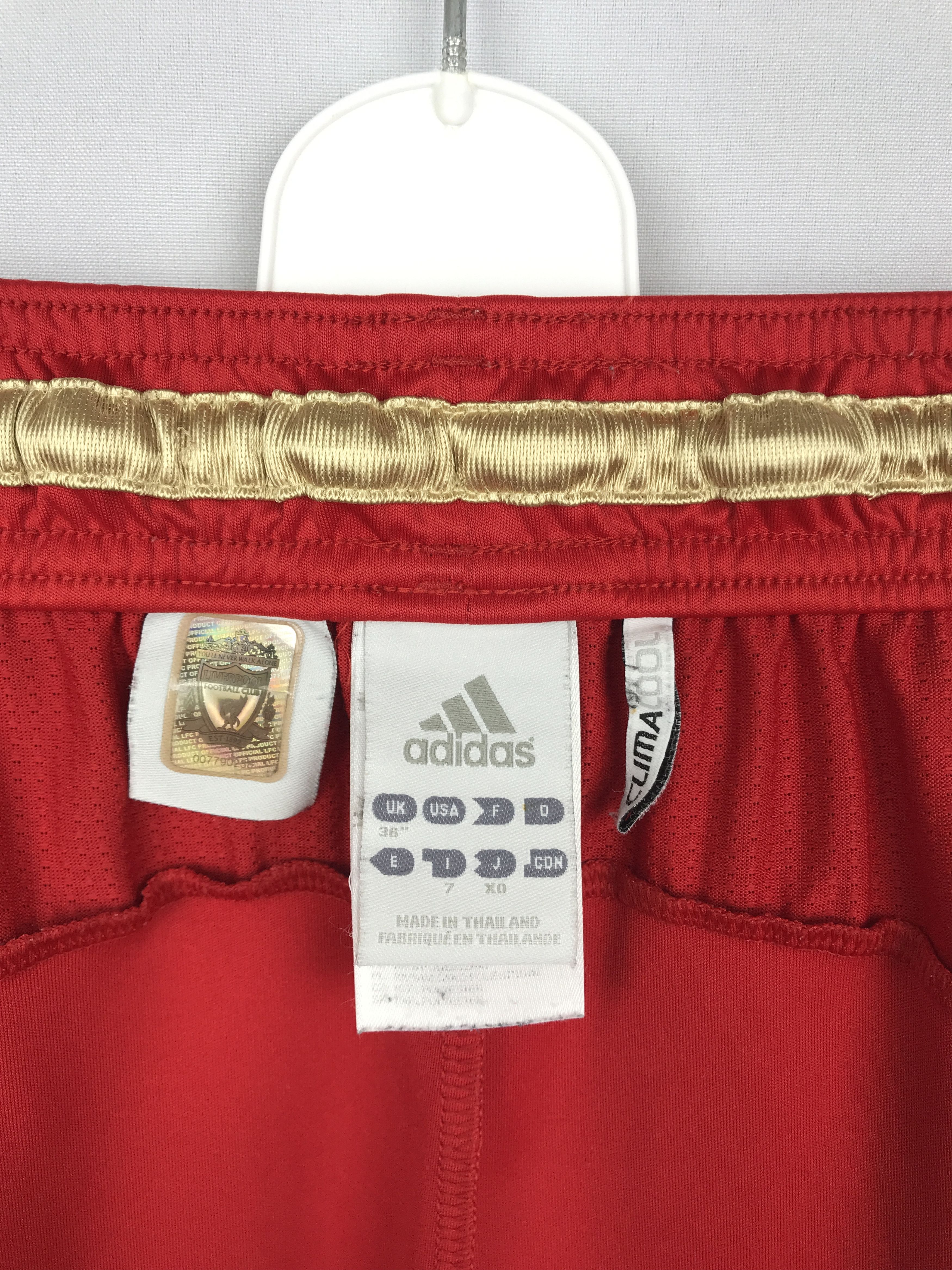 Adidas Liverpool Adidas Home Soccer Shorts Football Size US 34 / EU 50 - 10 Thumbnail