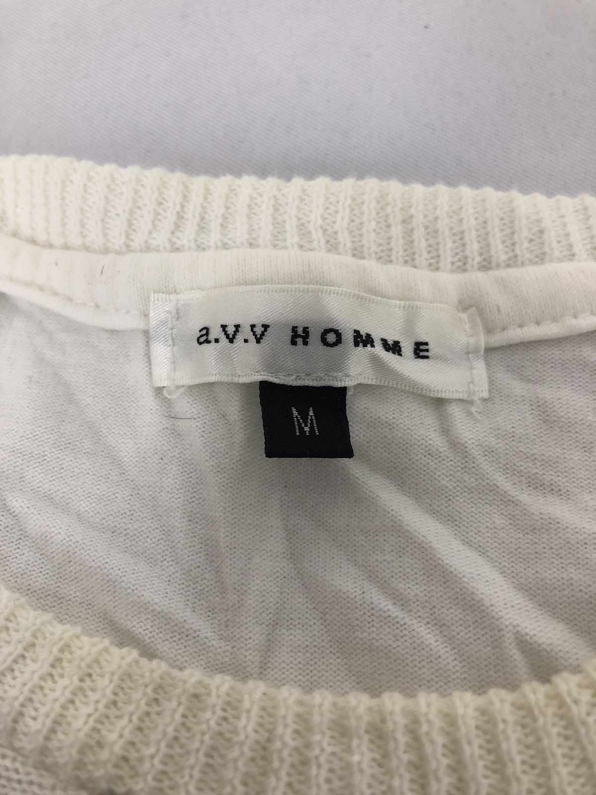 Other Vintage a.v.v Homme Knitwear Sweatshirt Striped Design Size S / US 4 / IT 40 - 3 Thumbnail