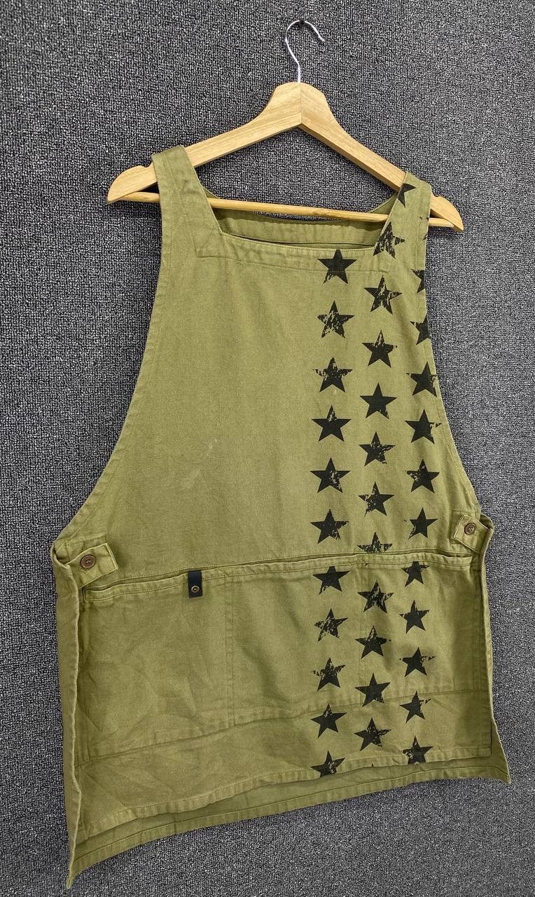 Japanese Brand Vintage Ies Star Military Style Apron Size M / US 6-8 / IT 42-44 - 2 Thumbnail