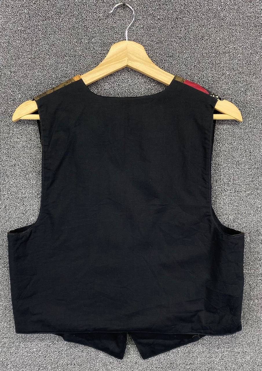 Japanese Brand Vintage Patchwork Multicolour Casual Vest Size M / US 6-8 / IT 42-44 - 5 Thumbnail