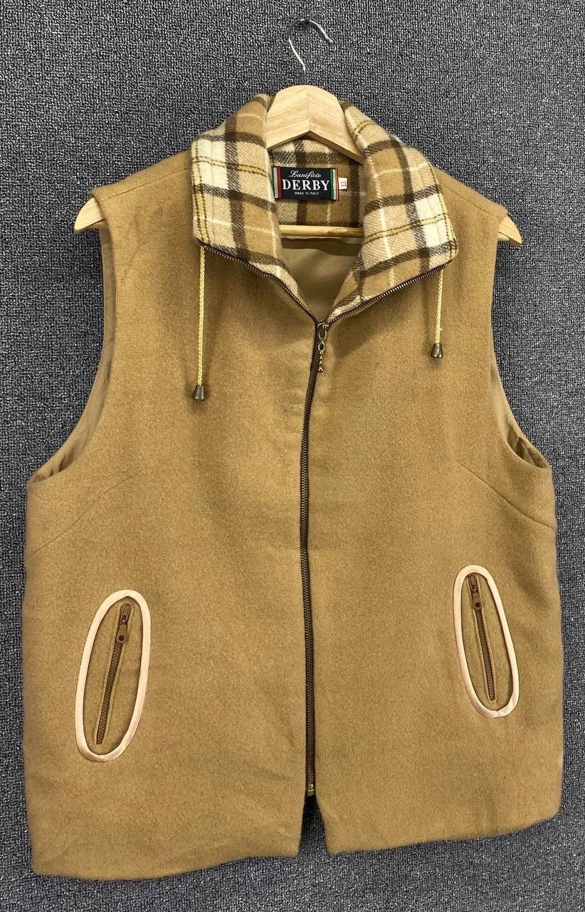 Vintage Vintage Lanificio Derby Wool Vest Size US M / EU 48-50 / 2 - 2 Thumbnail