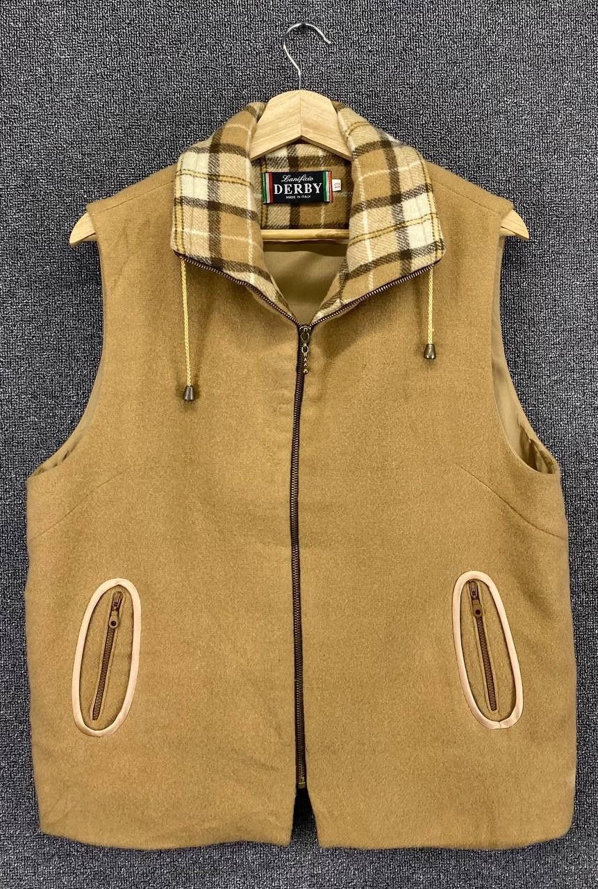 Vintage Vintage Lanificio Derby Wool Vest Size US M / EU 48-50 / 2 - 1 Thumbnail