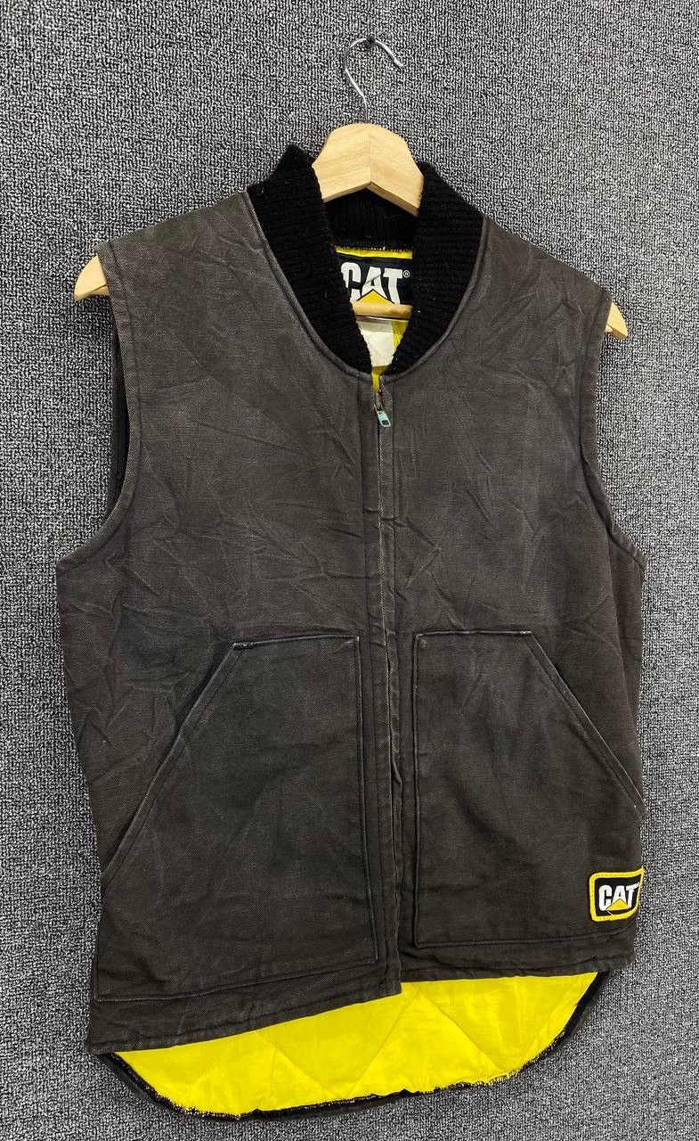 Caterpillar Vintage Caterpillar X Carhatt Style Vest Size US M / EU 48-50 / 2 - 2 Thumbnail