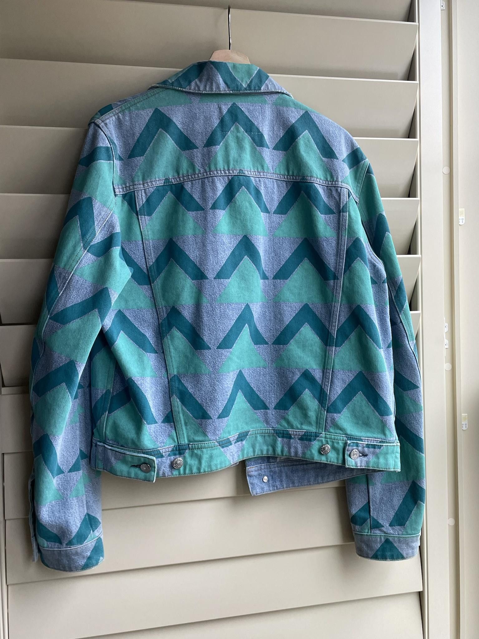 Acne Studios Bla Konst Tent Denim Jacket with Mountain Print Size US M / EU 48-50 / 2 - 2 Thumbnail