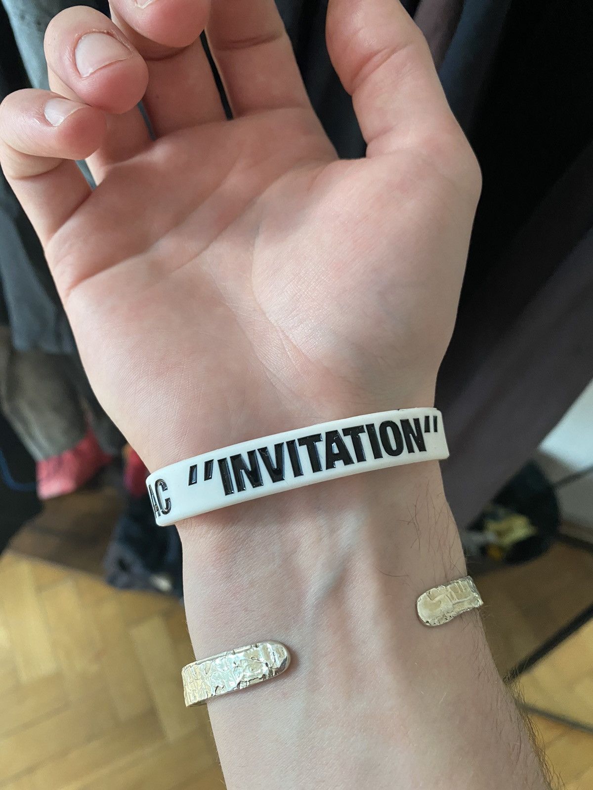 Off-White Off-White Silicon bracelet INVITATION band Size ONE SIZE - 2 Thumbnail