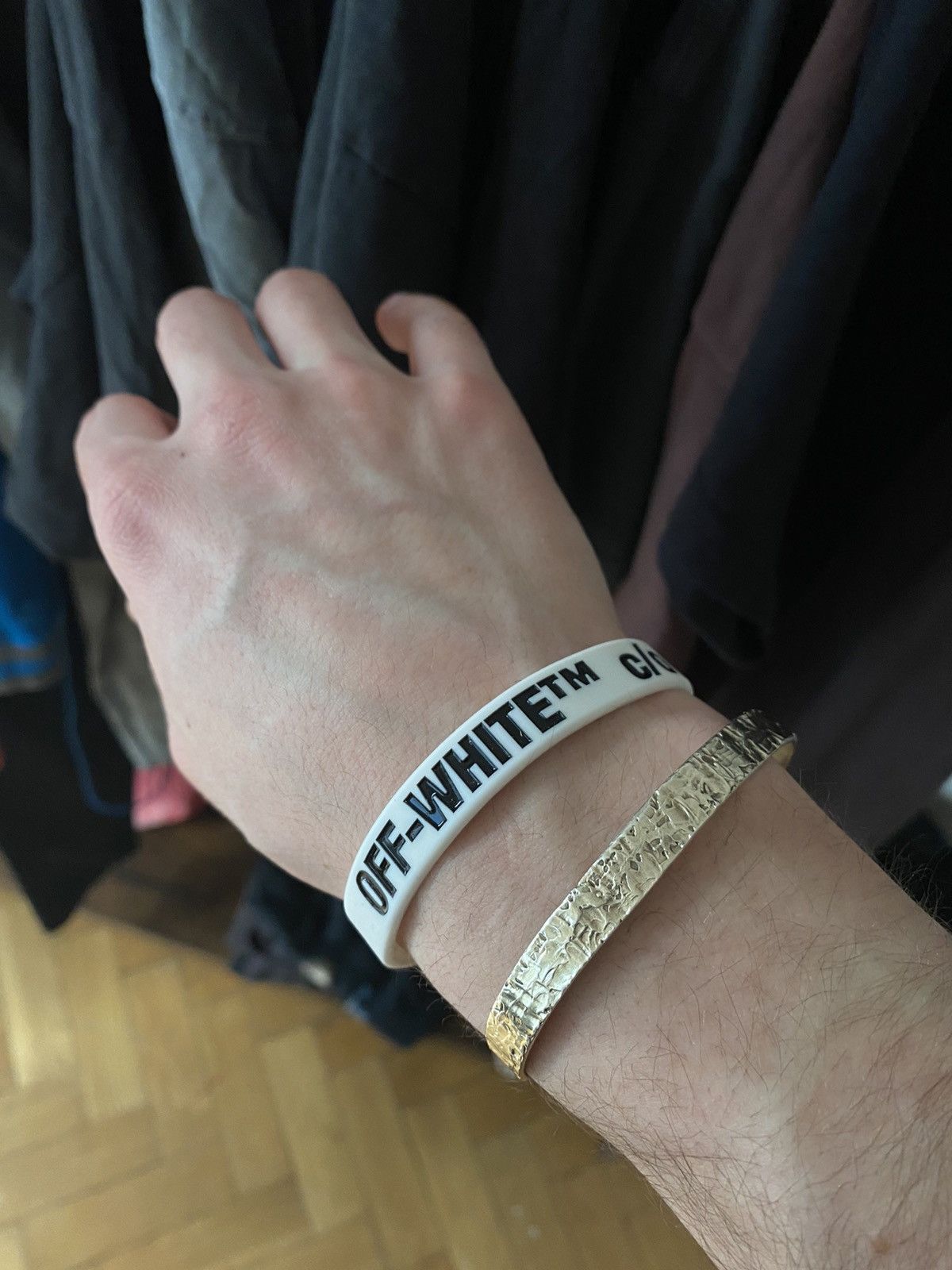 Off-White Off-White Silicon bracelet INVITATION band Size ONE SIZE - 1 Thumbnail