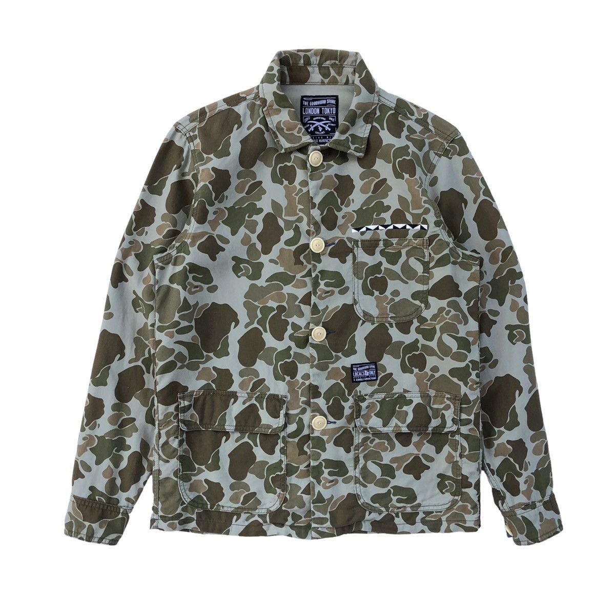 R.Newbold 🔥RARE🔥Goodhood x R.Newbold Frogskin Camo Jungle Jacket | Grailed