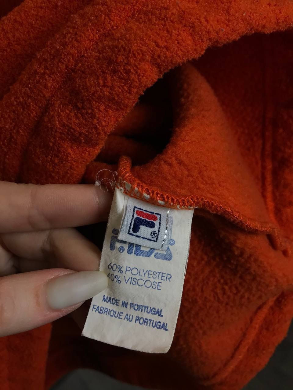 Fila × Vintage Fila vintage streetwear center logo 1/4zip fleece sweatshirt Size US M / EU 48-50 / 2 - 4 Thumbnail