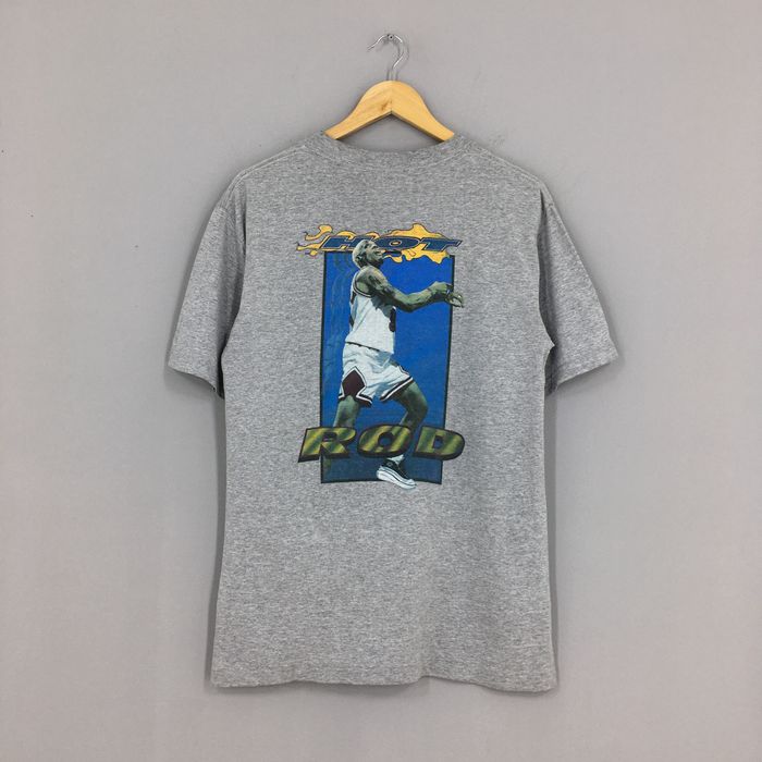 T-shirt Vintage Dennis Rodman Par Bershka - Taille L - Noir - Neuf Avec étiquettes