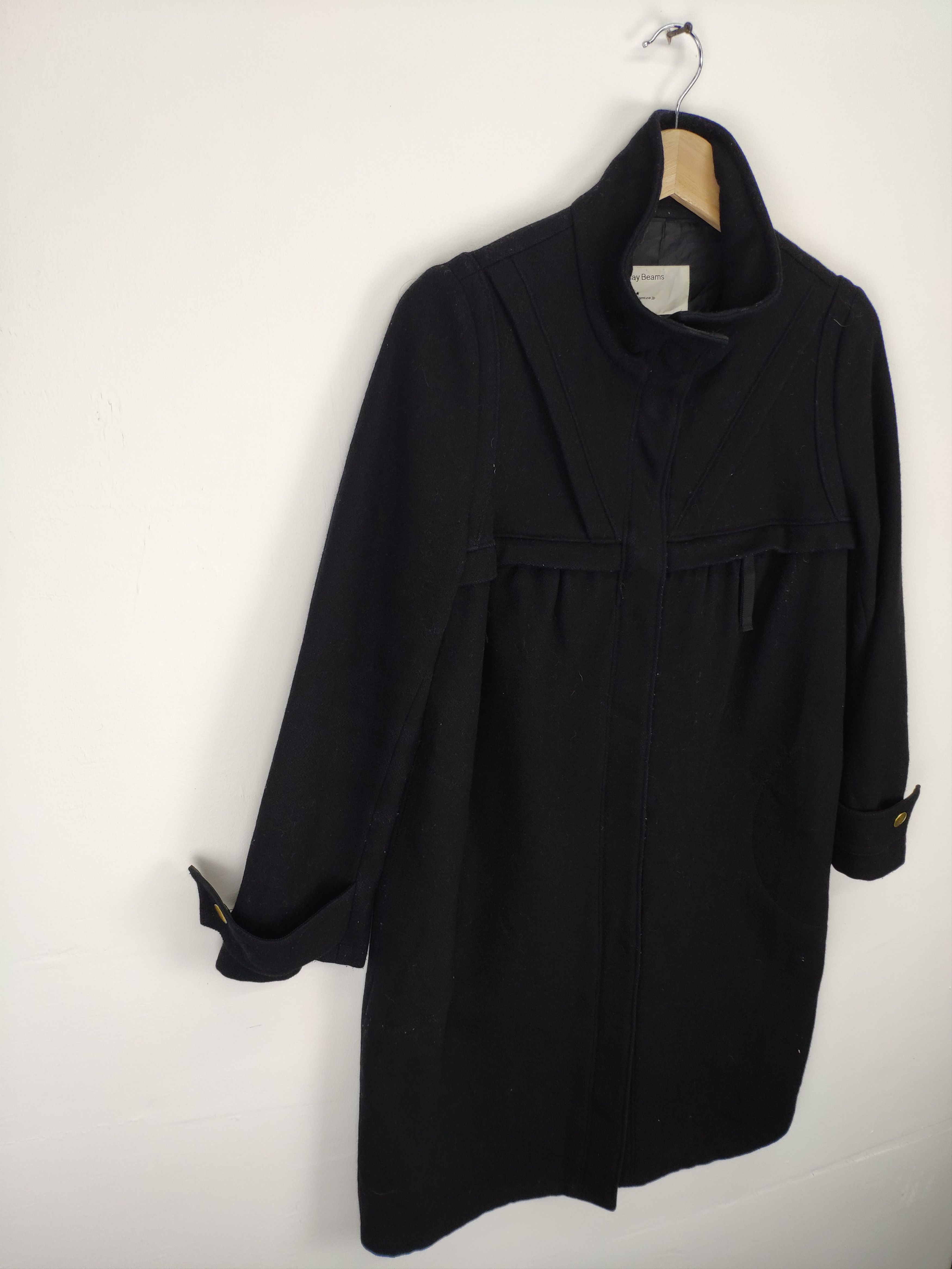 Japanese Brand Vintage Wool Jacket Issey Miyake Style by Ray Beams Size M / US 6-8 / IT 42-44 - 3 Thumbnail