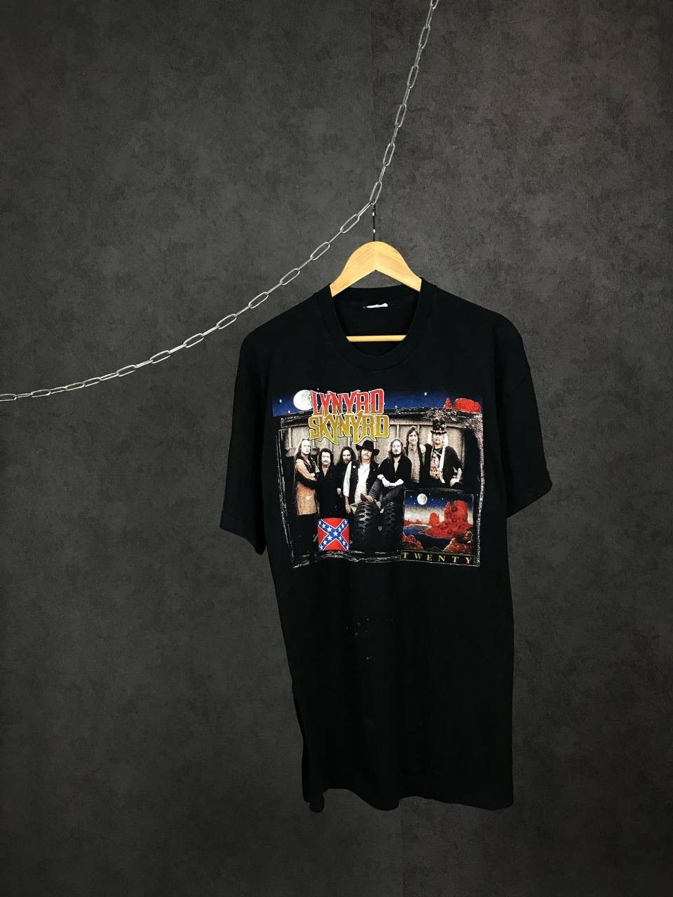 Band Tees Lynyrd skynyrd vintage rock band overprinted tee Size US XL / EU 56 / 4 - 1 Thumbnail