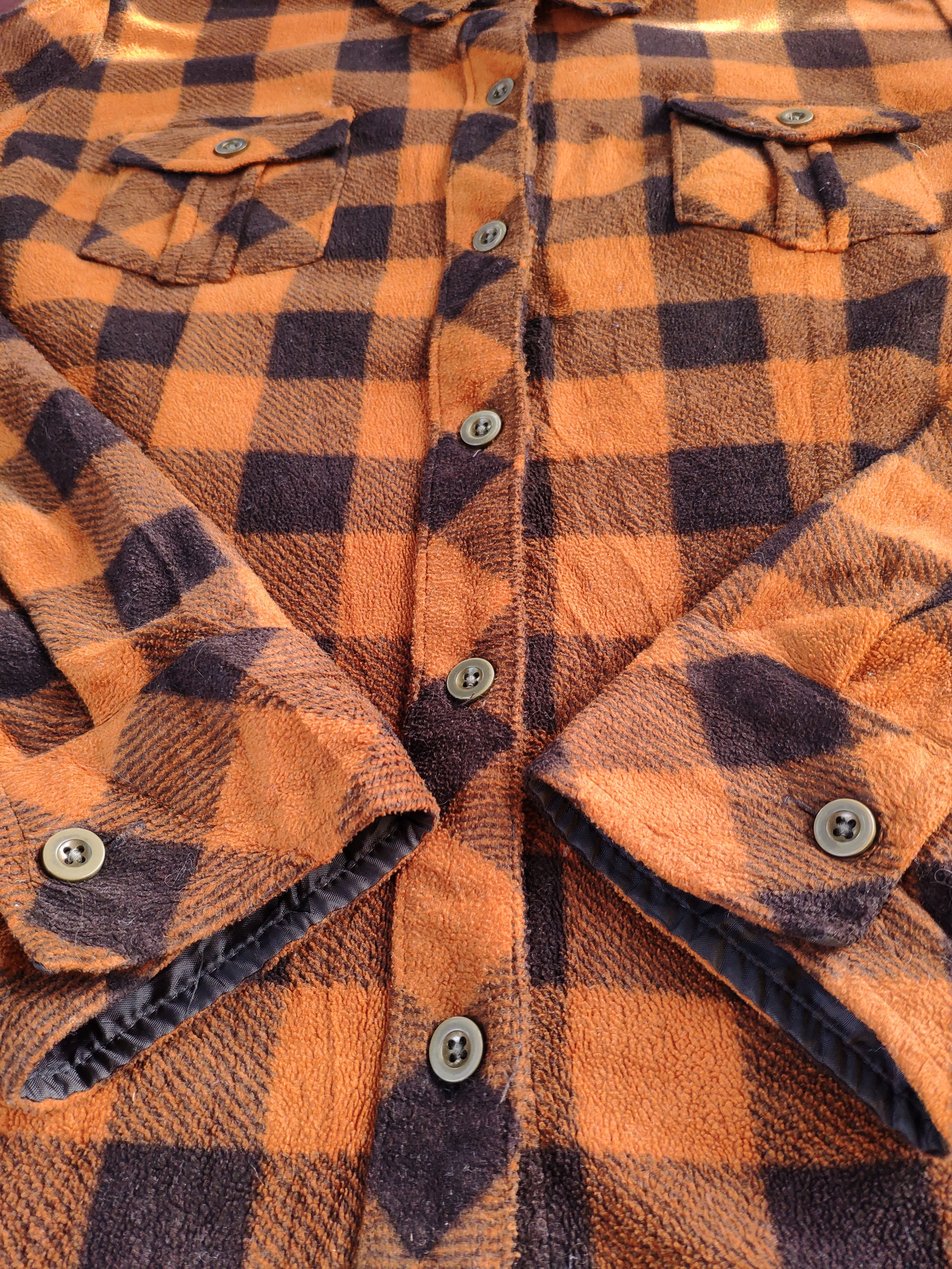 Flannel × Vintage Steal 💥 Vintage Plaid Fleece Flannel by Avarice Size US M / EU 48-50 / 2 - 2 Thumbnail