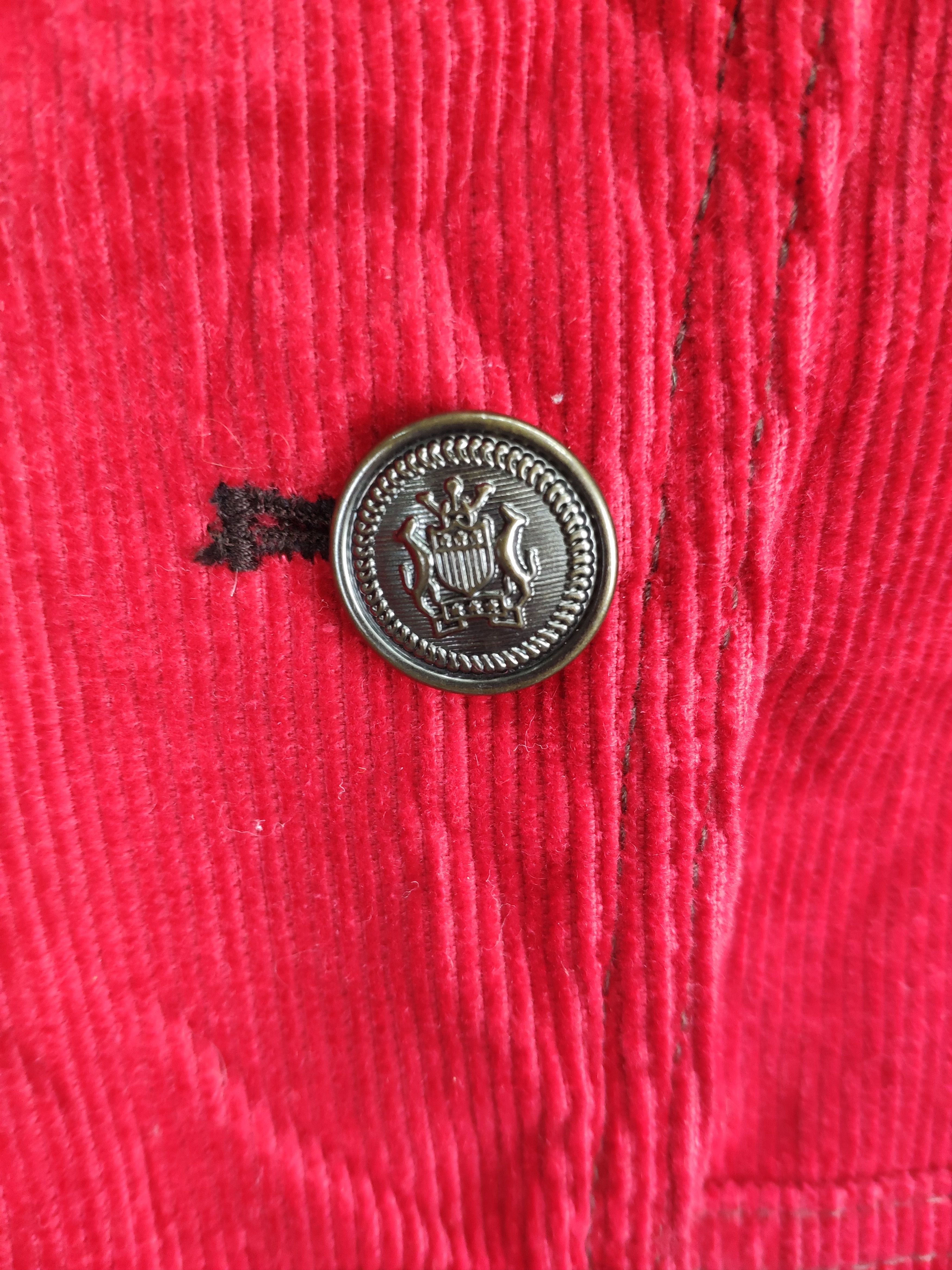 If Six Was Nine Vintage Corduroy Cropped Blazer Jacket by Strawberry Size XS / US 0-2 / IT 36-38 - 9 Thumbnail