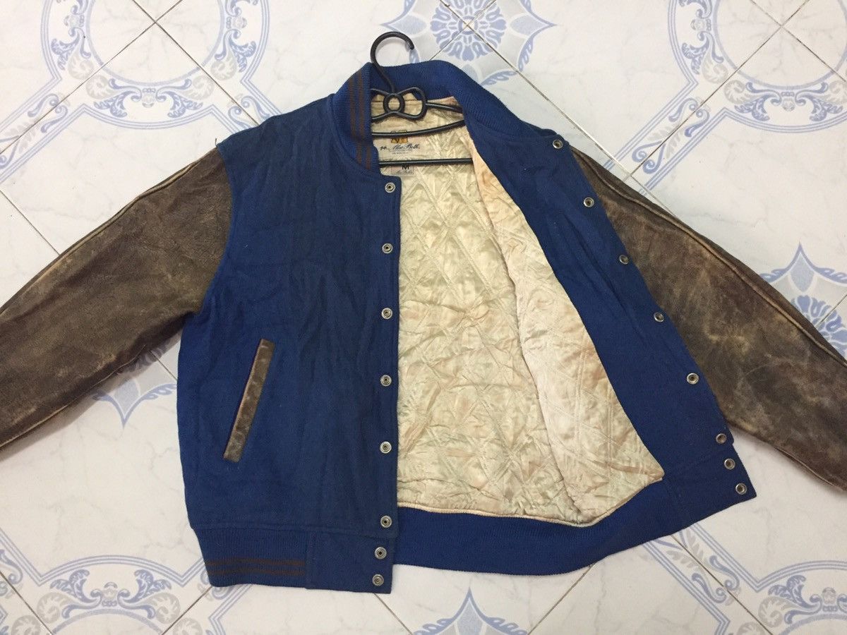 Macbeth Vtg MB MacBeth Varsity Jacket Leather Sleeve Size US M / EU 48-50 / 2 - 16 Thumbnail