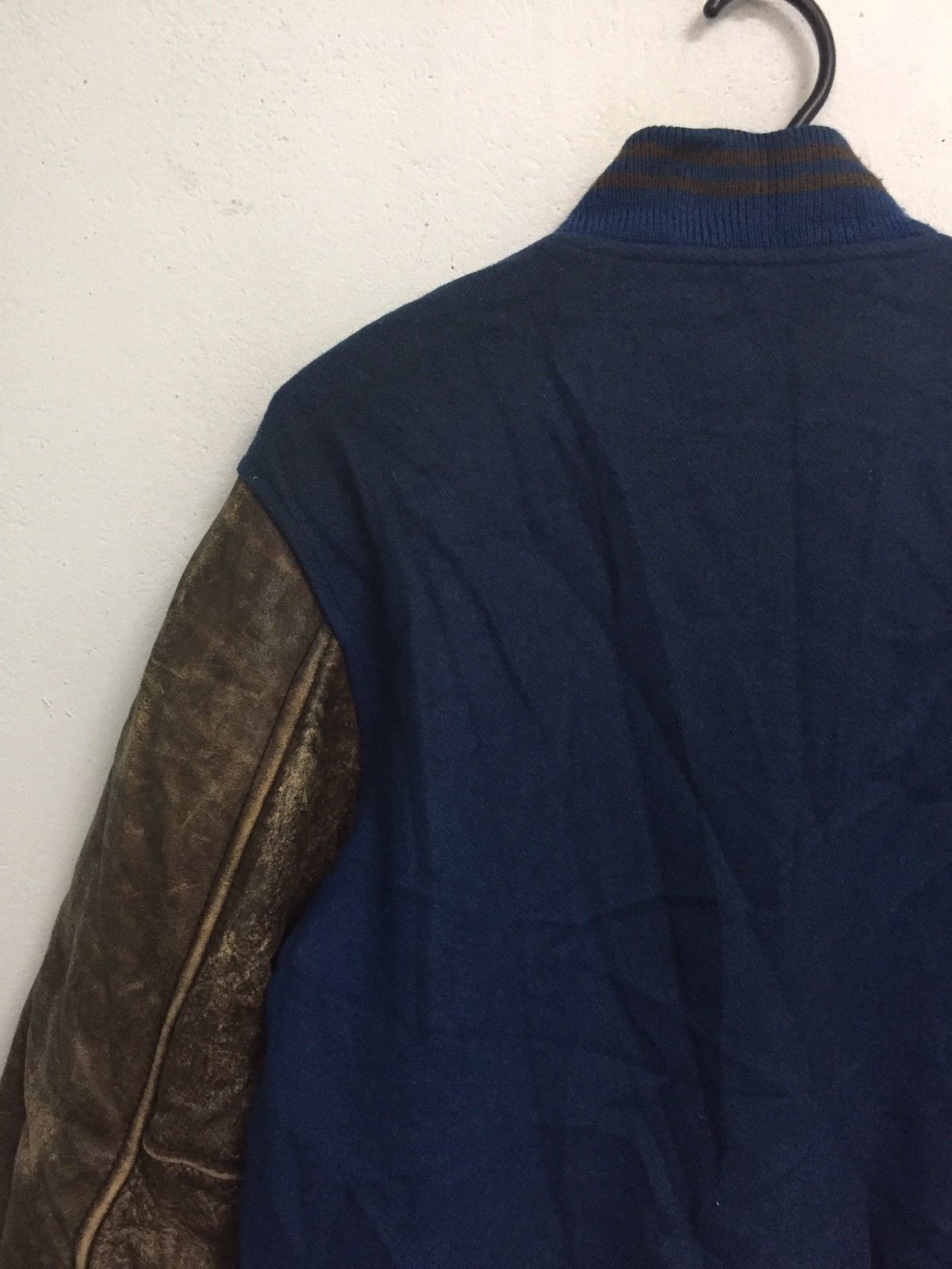 Macbeth Vtg MB MacBeth Varsity Jacket Leather Sleeve Size US M / EU 48-50 / 2 - 8 Thumbnail