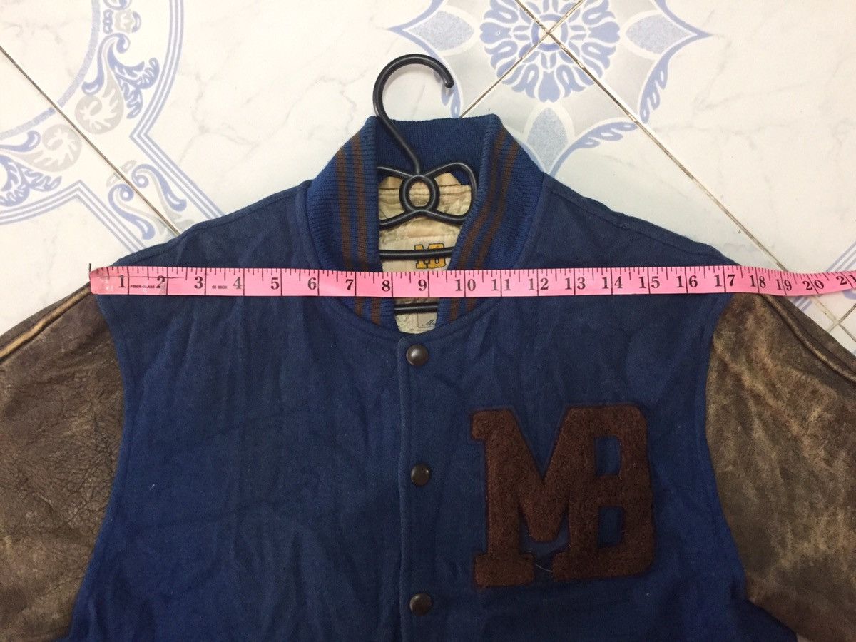 Macbeth Vtg MB MacBeth Varsity Jacket Leather Sleeve Size US M / EU 48-50 / 2 - 24 Thumbnail