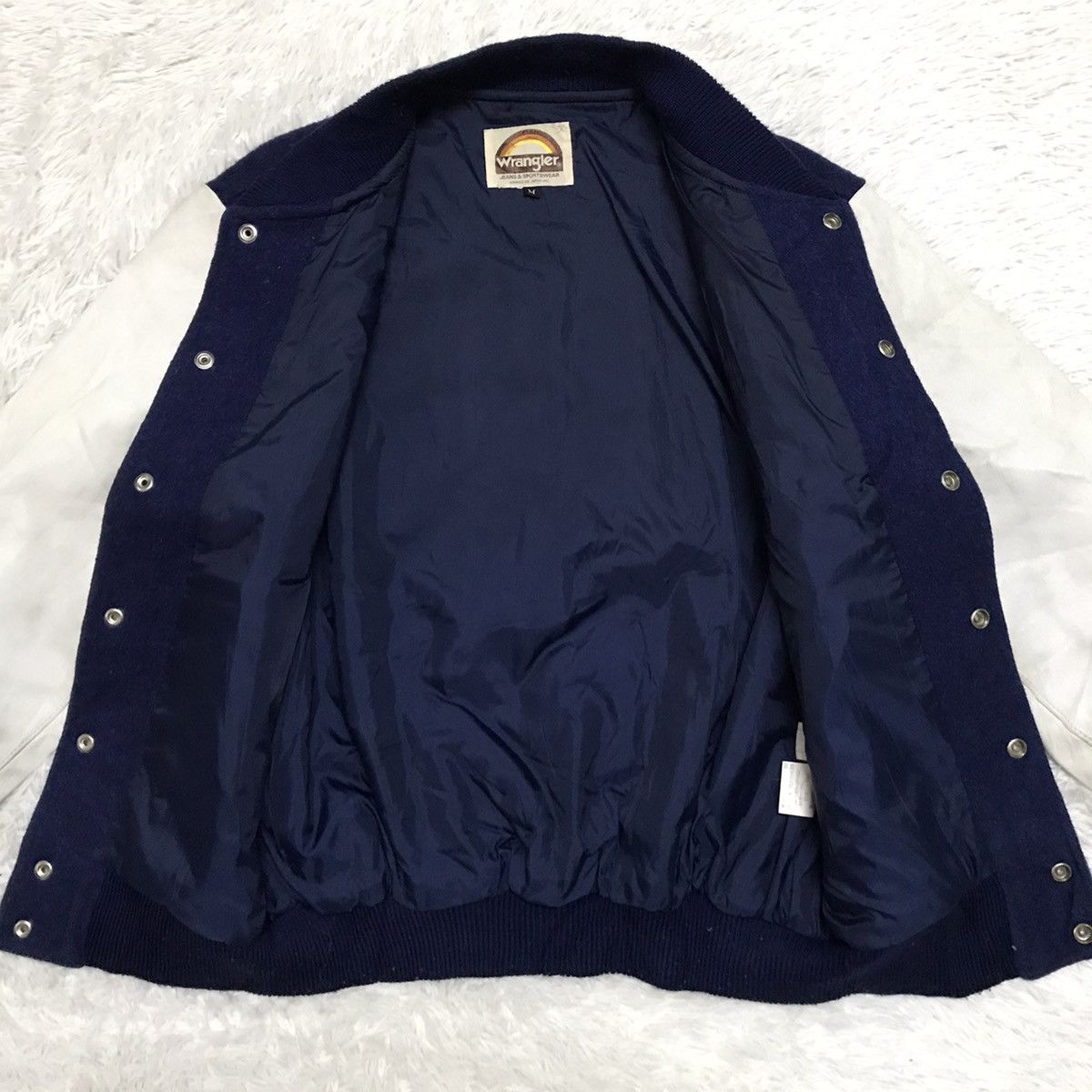 Wrangler Vtg Wrangler Jeans & Sportswear Letter W Varsity Jacket Size US M / EU 48-50 / 2 - 6 Thumbnail