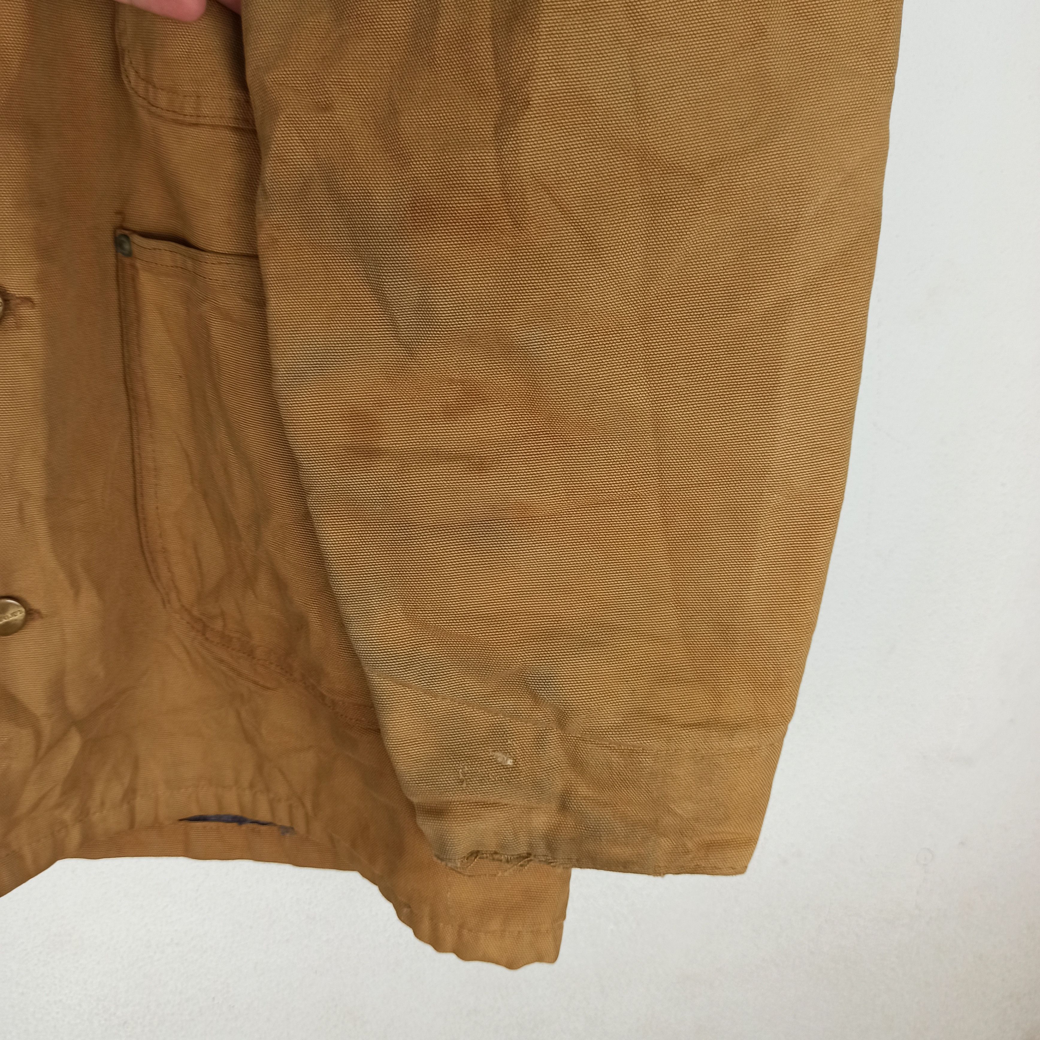 Carhartt 🔥Vintage🔥 Distressed Carhartt Detroit Worker USA Jacket Size US XL / EU 56 / 4 - 8 Thumbnail