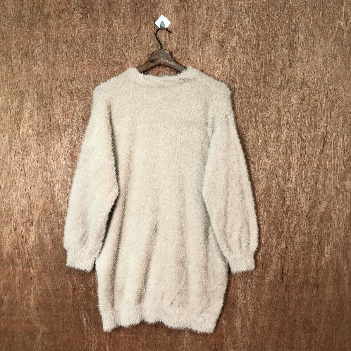 Japanese Brand Ingni Brown Shagy Shaggy soft Fur Mohair Cardigan #6435 Size US M / EU 48-50 / 2 - 6 Thumbnail