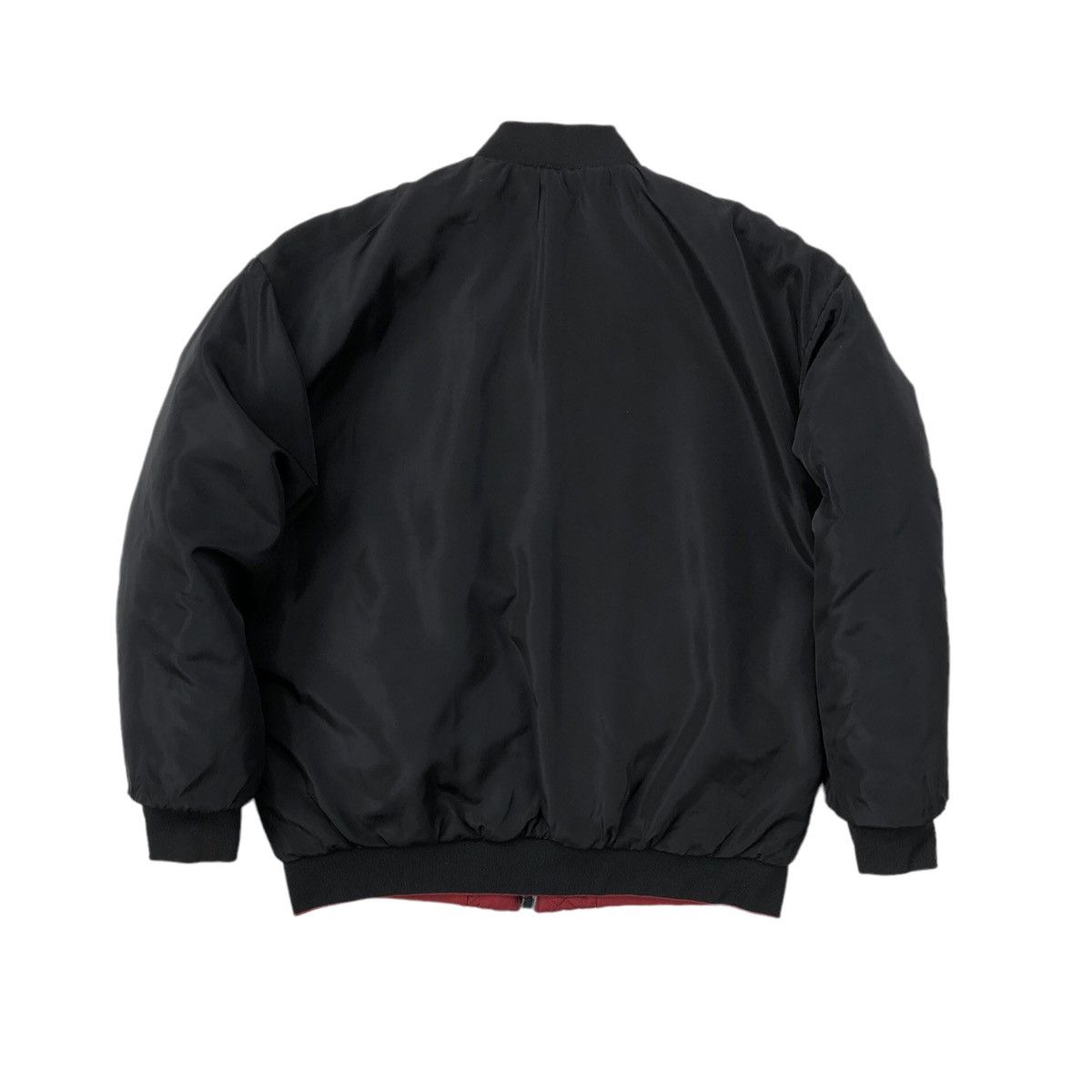 Nike 🔥Vintage 90s Big Swoosh Reversible Bomber Jacket Size US S / EU 44-46 / 1 - 19 Thumbnail