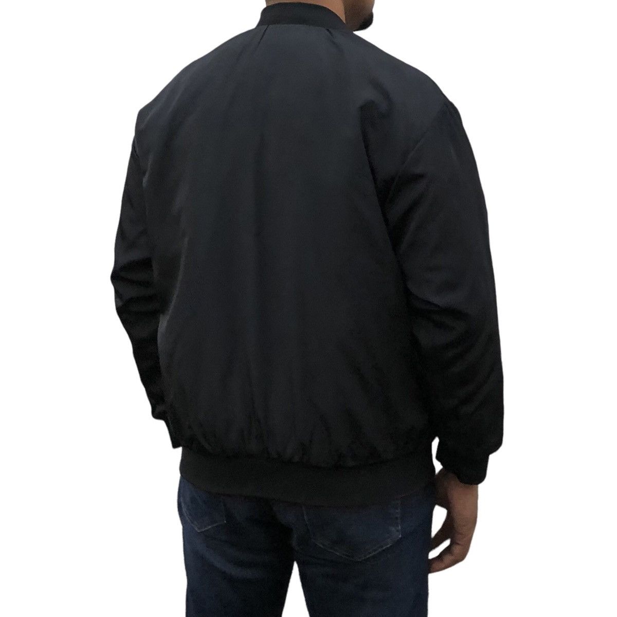Nike 🔥Vintage 90s Big Swoosh Reversible Bomber Jacket Size US S / EU 44-46 / 1 - 10 Thumbnail